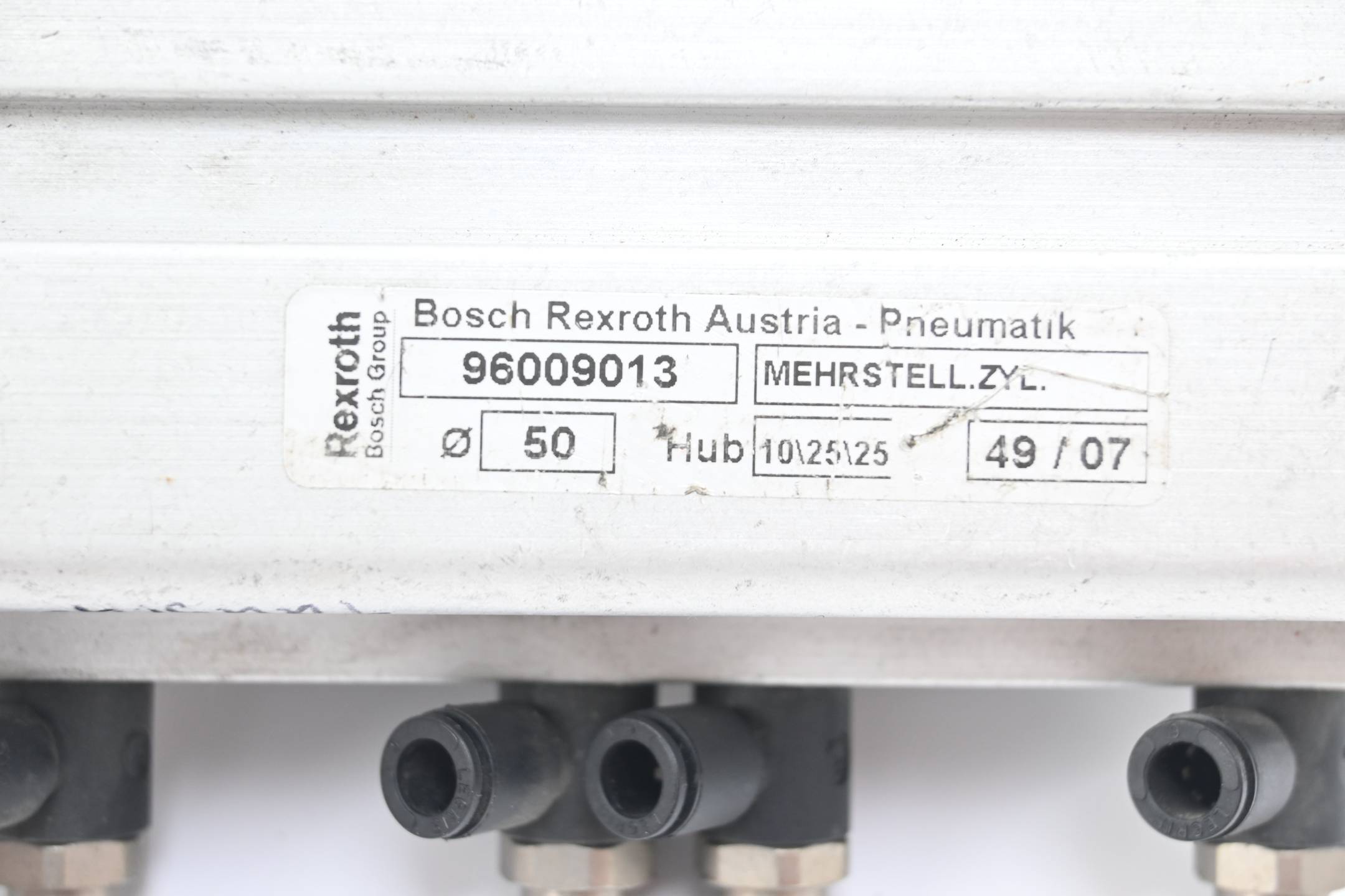 Bosch Rexroth Mehrstell Zylinder 96064891 ⌀50 Hub:10/25/25
