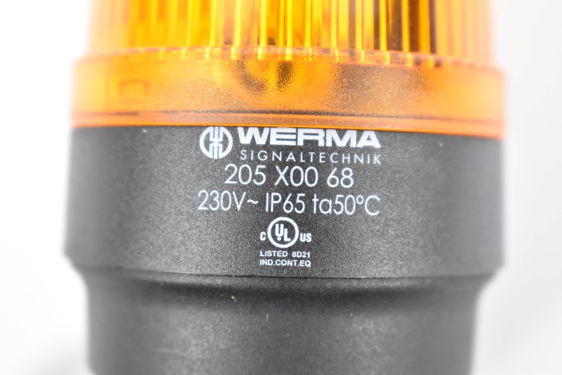 Werma Signaltechnik Leuchte Orange 205 X00 68 ( 205X0068 ) 230V