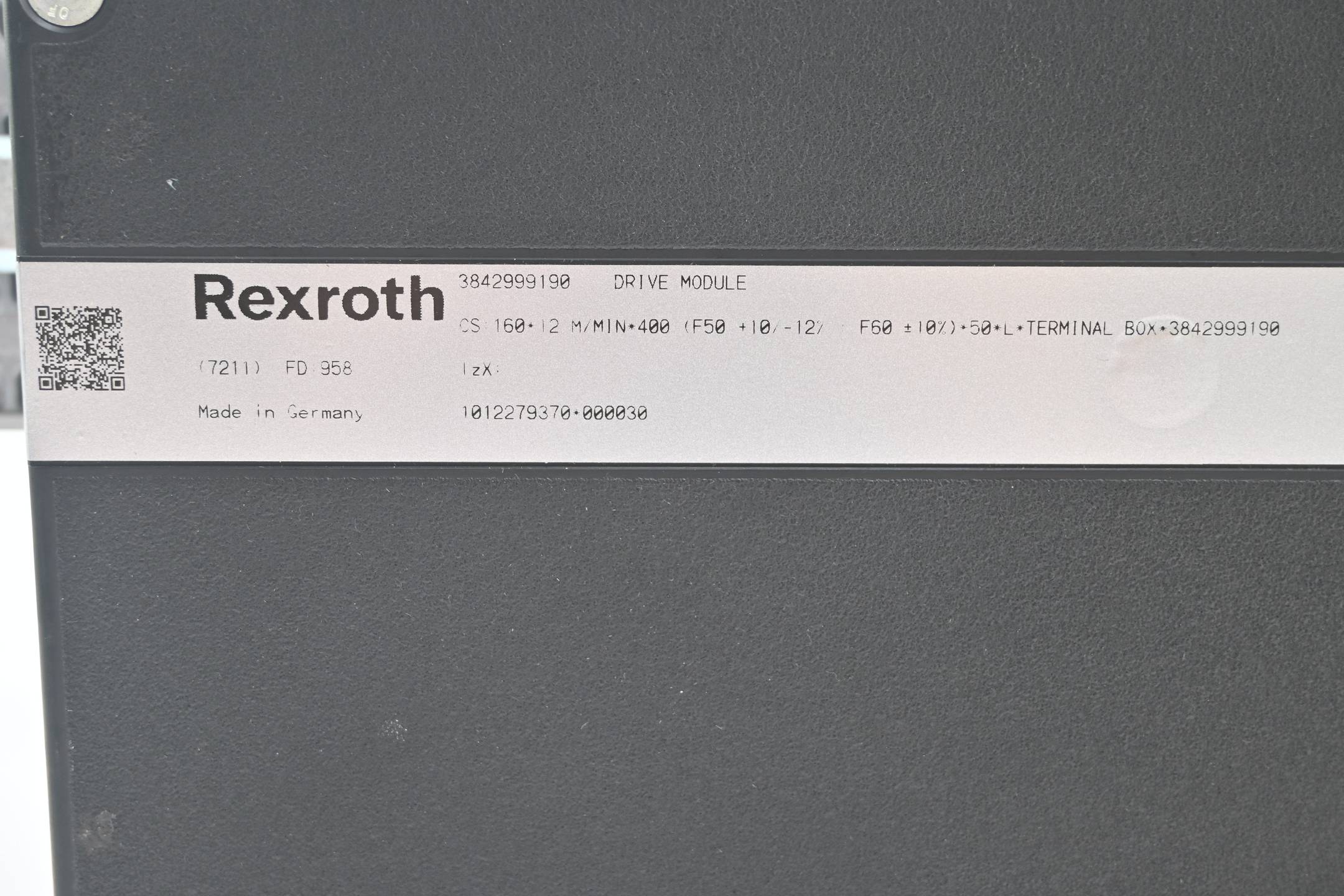 Rexroth Antriebsstation AS 2/B-150 ( 3842999190 ) 384 299 919 0