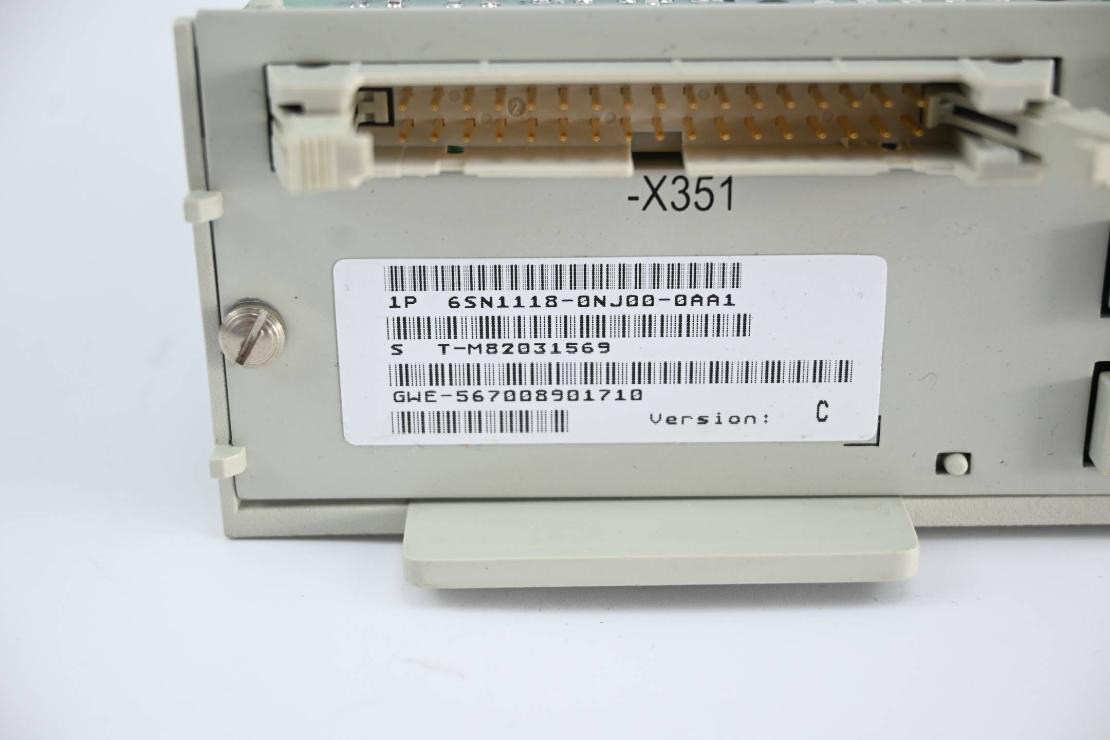 Siemens Simodrive Regelungseinschub 6SN1118-0NJ00-0AA1 ( 6SN1 118-0NJ00-0AA1 ) C