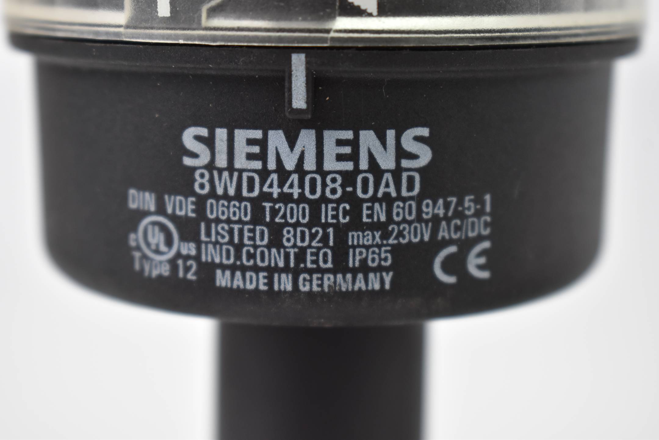Siemens Signalleuchte 8WD4408-0AD + 8WD4420-5AE + 8WD4420-5AC + 8WD4420-5AB