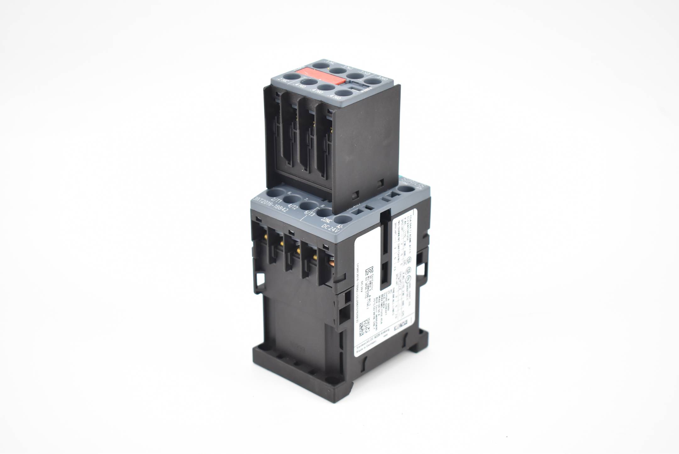 Siemens Sirius Schütz 3RT2016-1BB42 + Hilfsschalter 3RH2911-1HA31