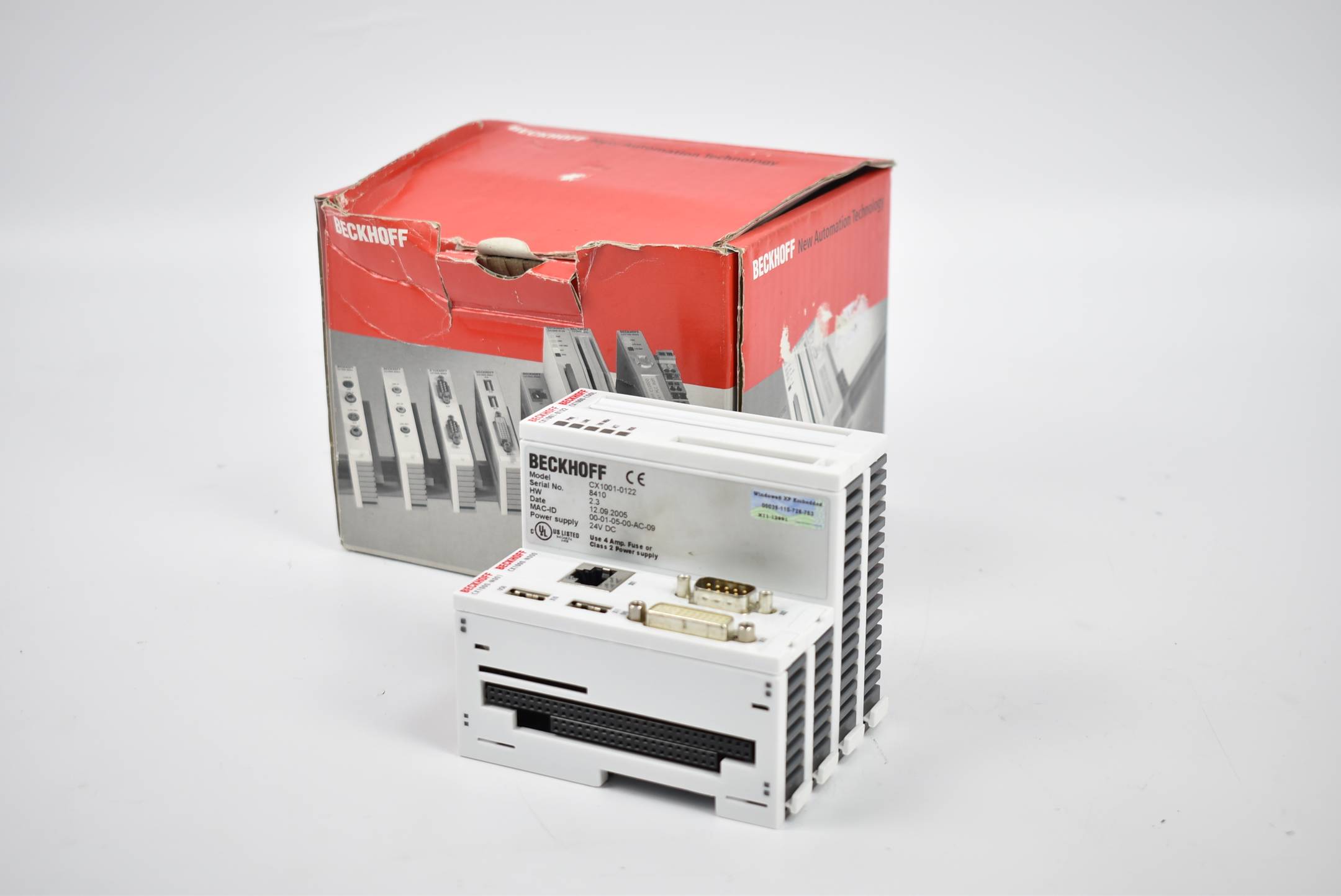 Beckhoff CX1001-0122 + CX1000-COOL + CX1000-N000 + CX1000-N001