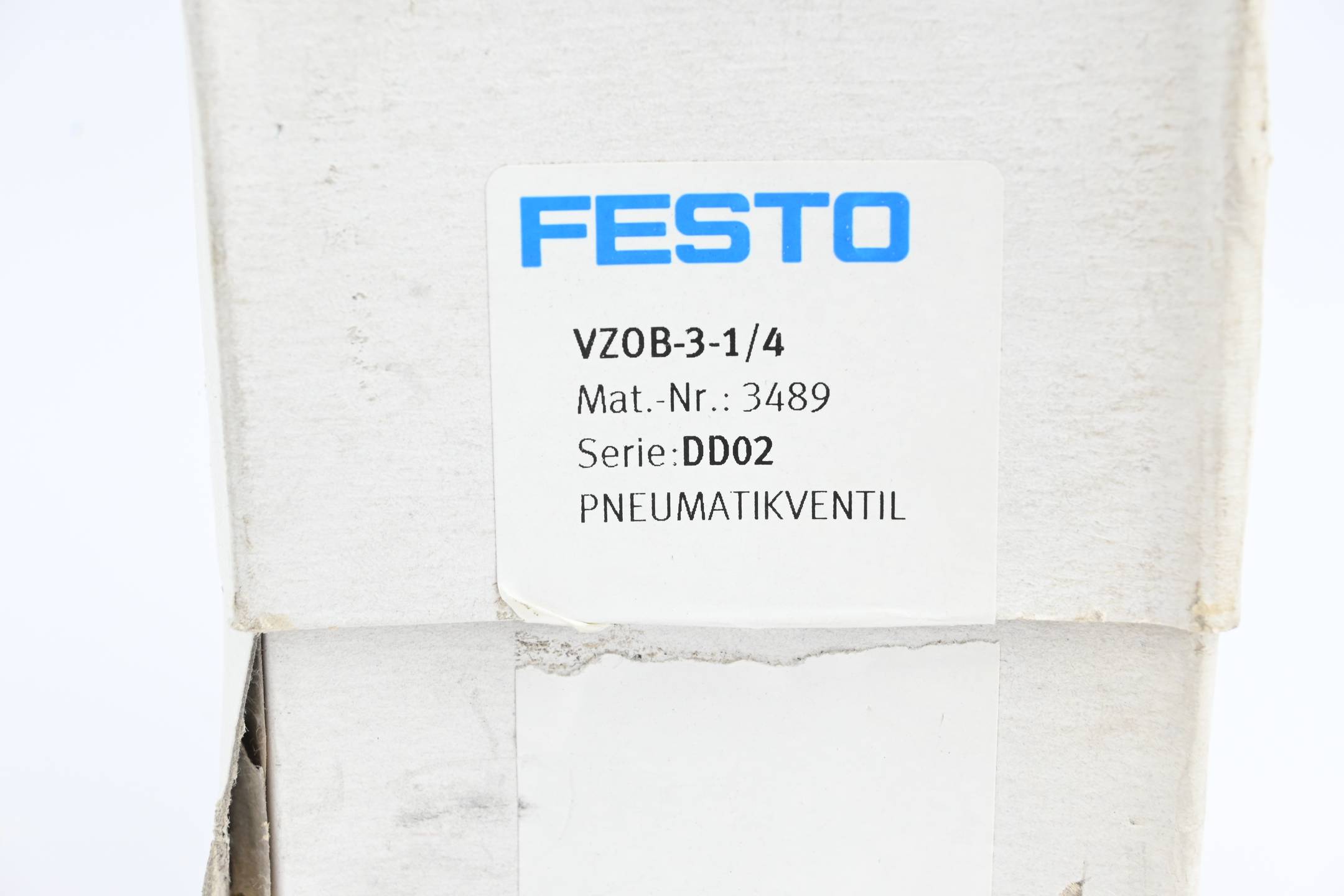 Festo Zeitverzögerungsventil VZOB-3-1/4 ( 3489 )