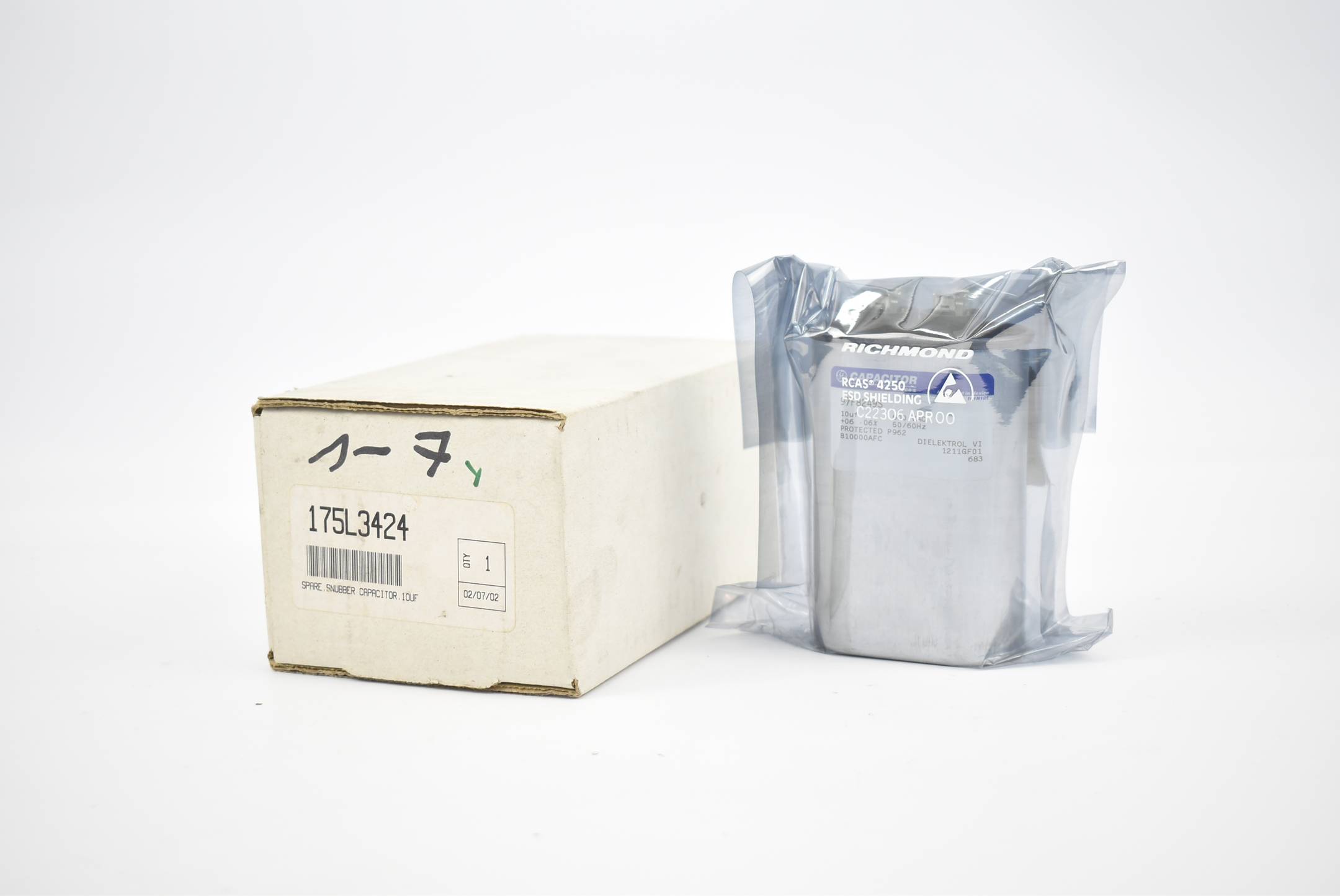 General Electric Snubber-Kondensator 10µF für Danfoss 97F8249S ( 175L3424 )
