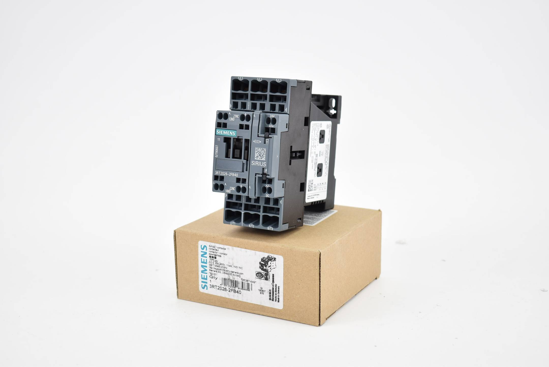 Siemens sirius Leistungsschütz 3RT2 026-2FB40 ( 3RT2026-2FB40 ) E3