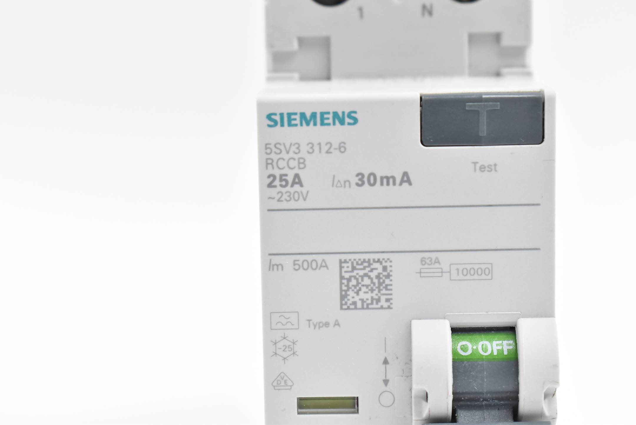 Siemens FI Schutzschalter 5SV3312-6 ( 5SV3 312-6 ) 2-polig
