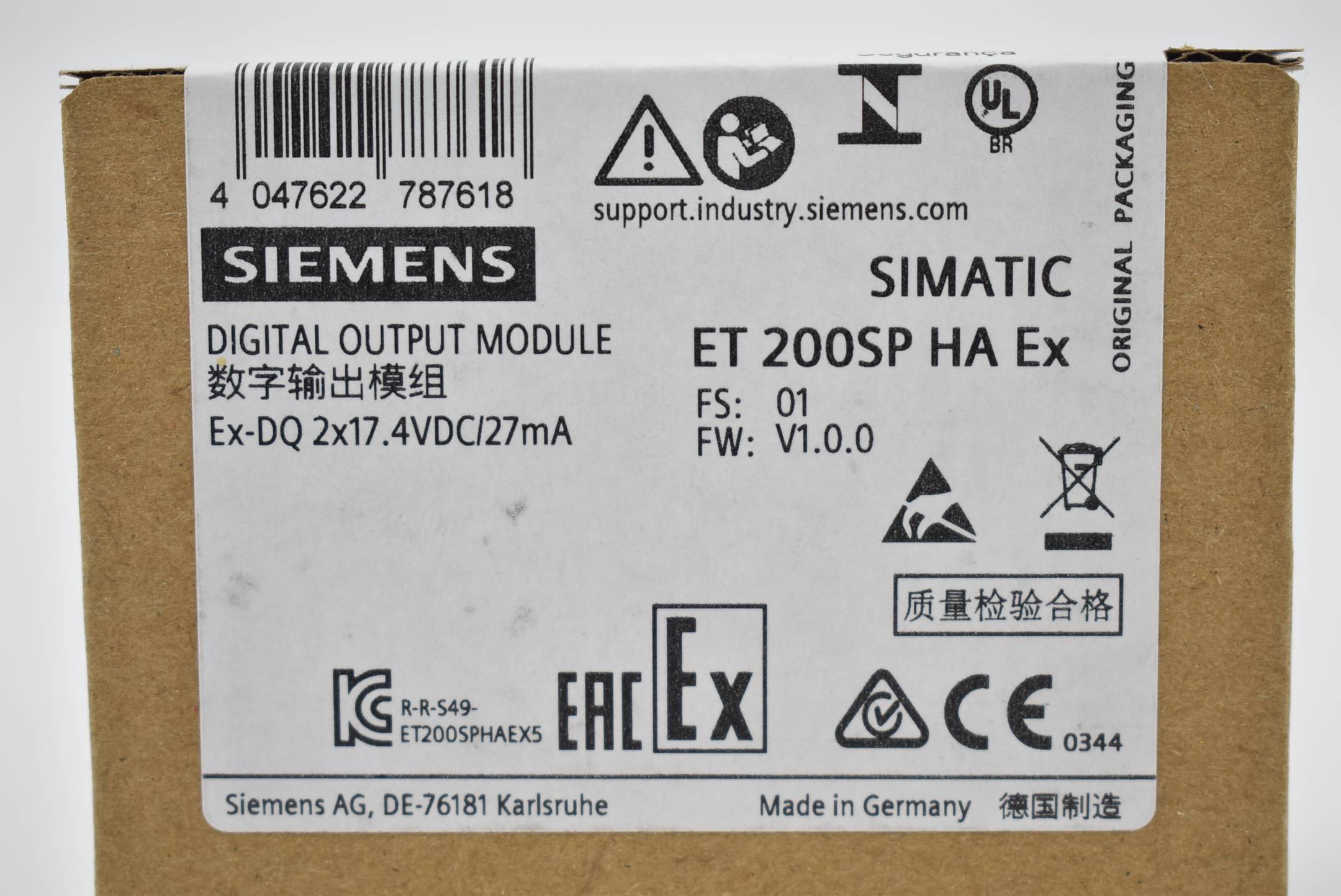 Siemens simatic ET 200SP HA Ex 6DL1 132-6CB00-0HX1 ( 6DL1132-6CB00-0HX1 )