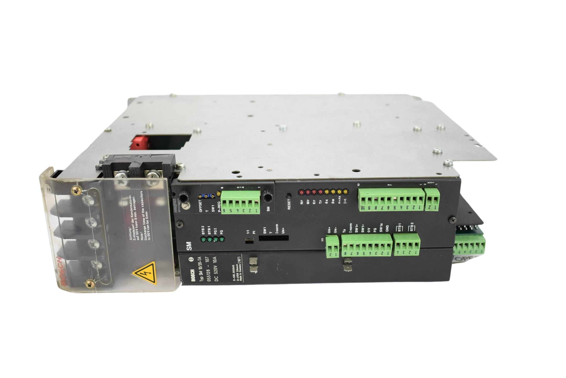 Rexroth Bosch Servo Modul SM 10/20-TA 1 DC 520V ( 055128-107 )
Rexroth Bosch Servo Modul SM 10/20-TA 1 DC 520V ( 055128-107 )