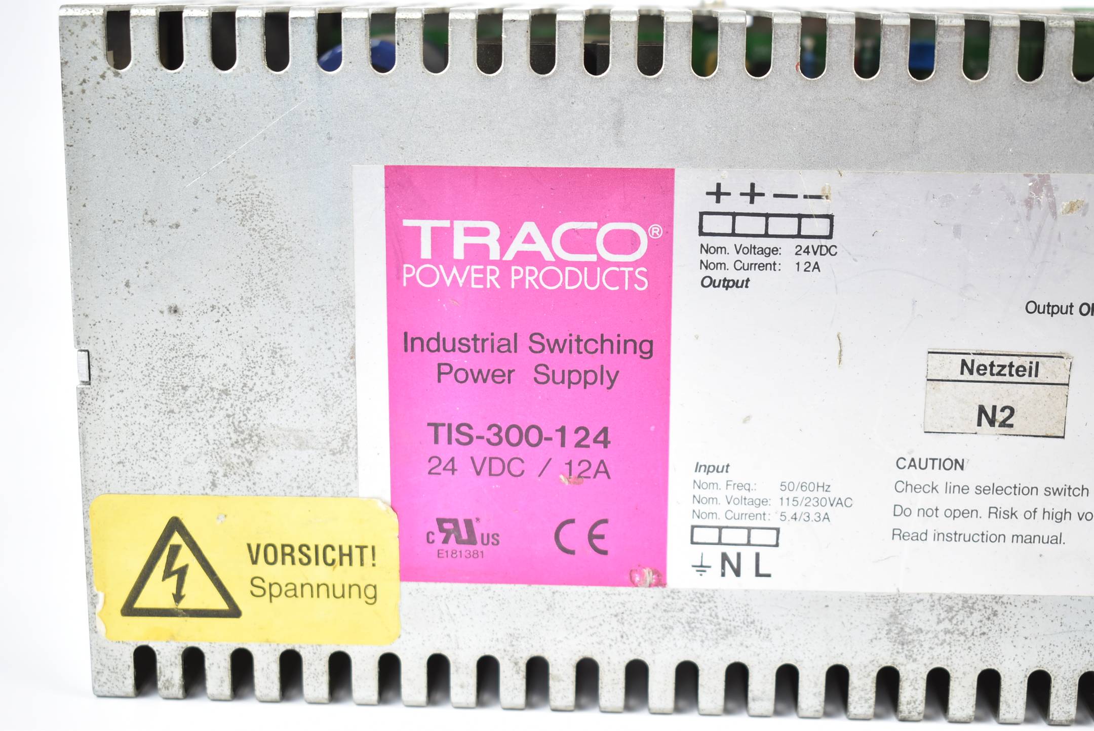 Traco Netzteil 24VDC 12A TIS 300-124