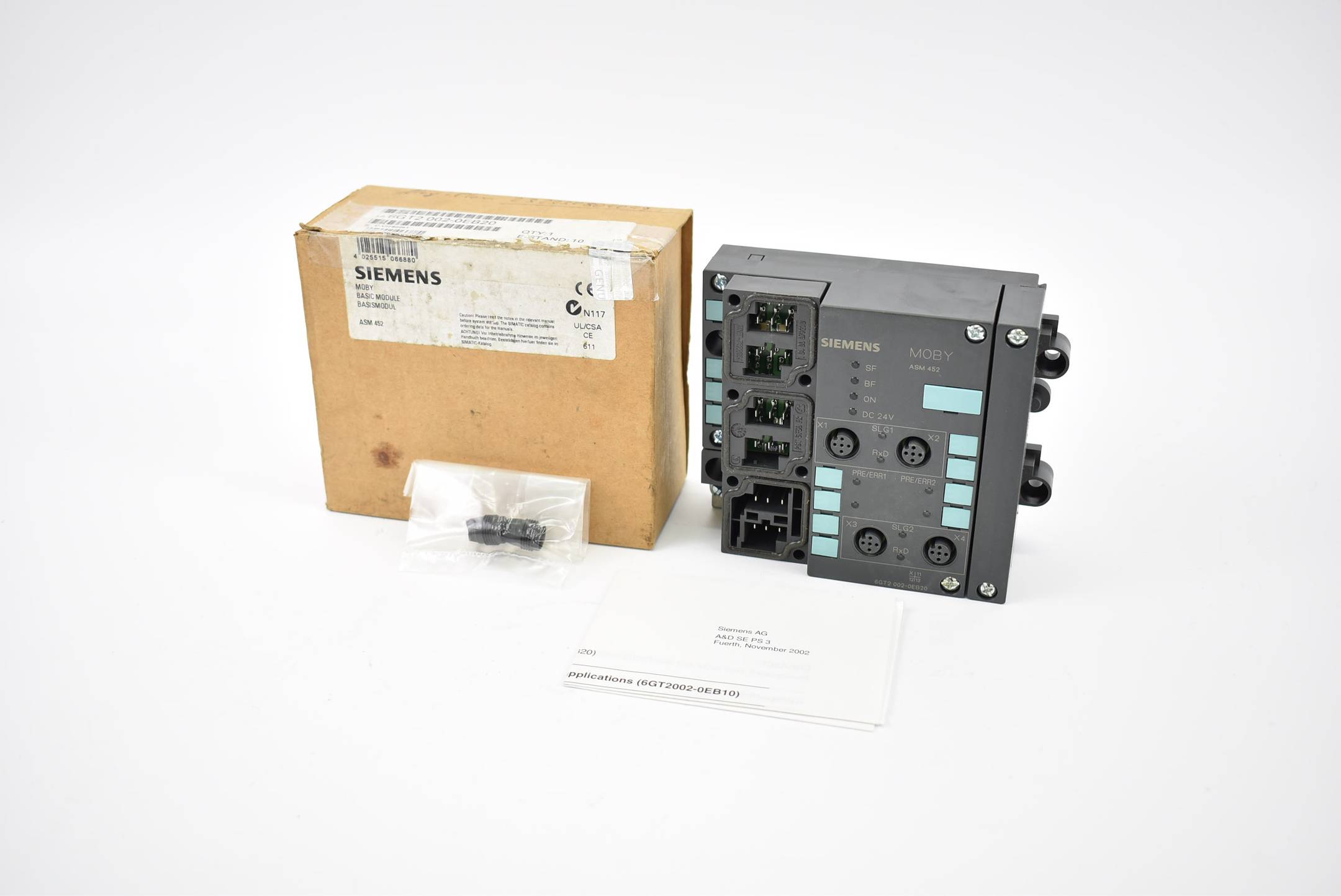 Siemens MOBY ASM 452 24V 6GT2 002-0EB20 ( 6GT2002-0EB20 ) E10