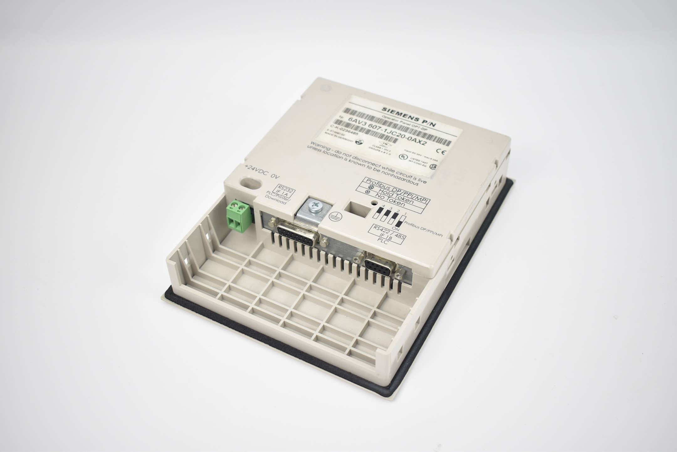 Siemens Operator Panel OP7/DP 6AV3607-1JC20-0AX2 ( 6AV3607-1JC20-0AX2 )