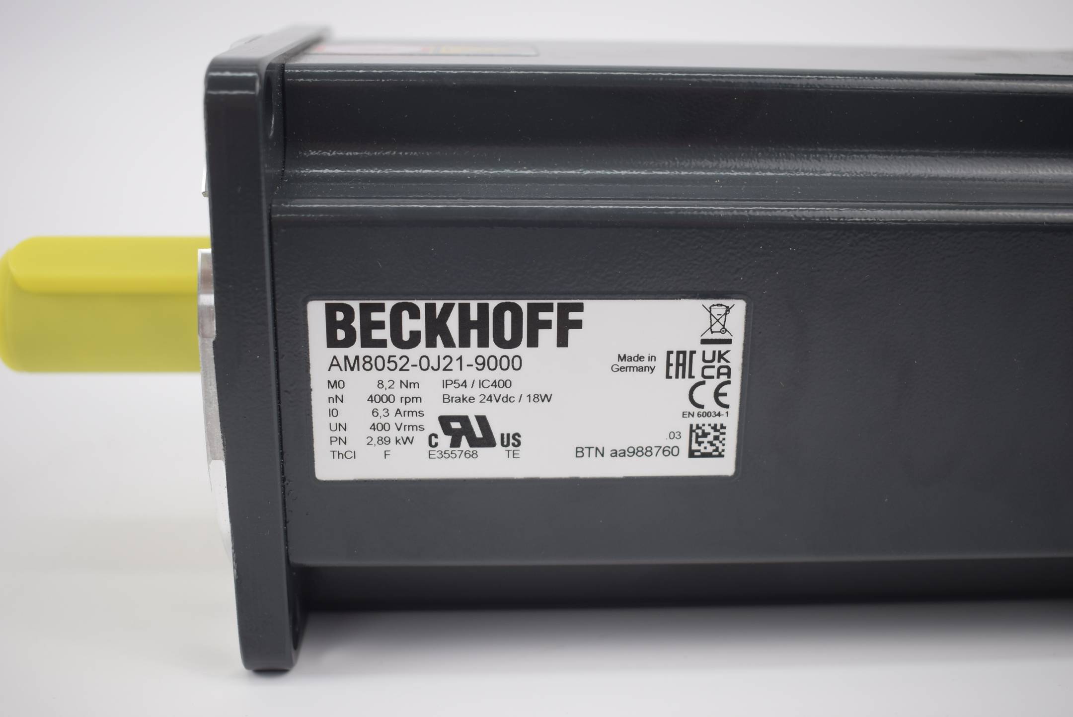 Beckhoff Servomotor AM8052-0J21-9000