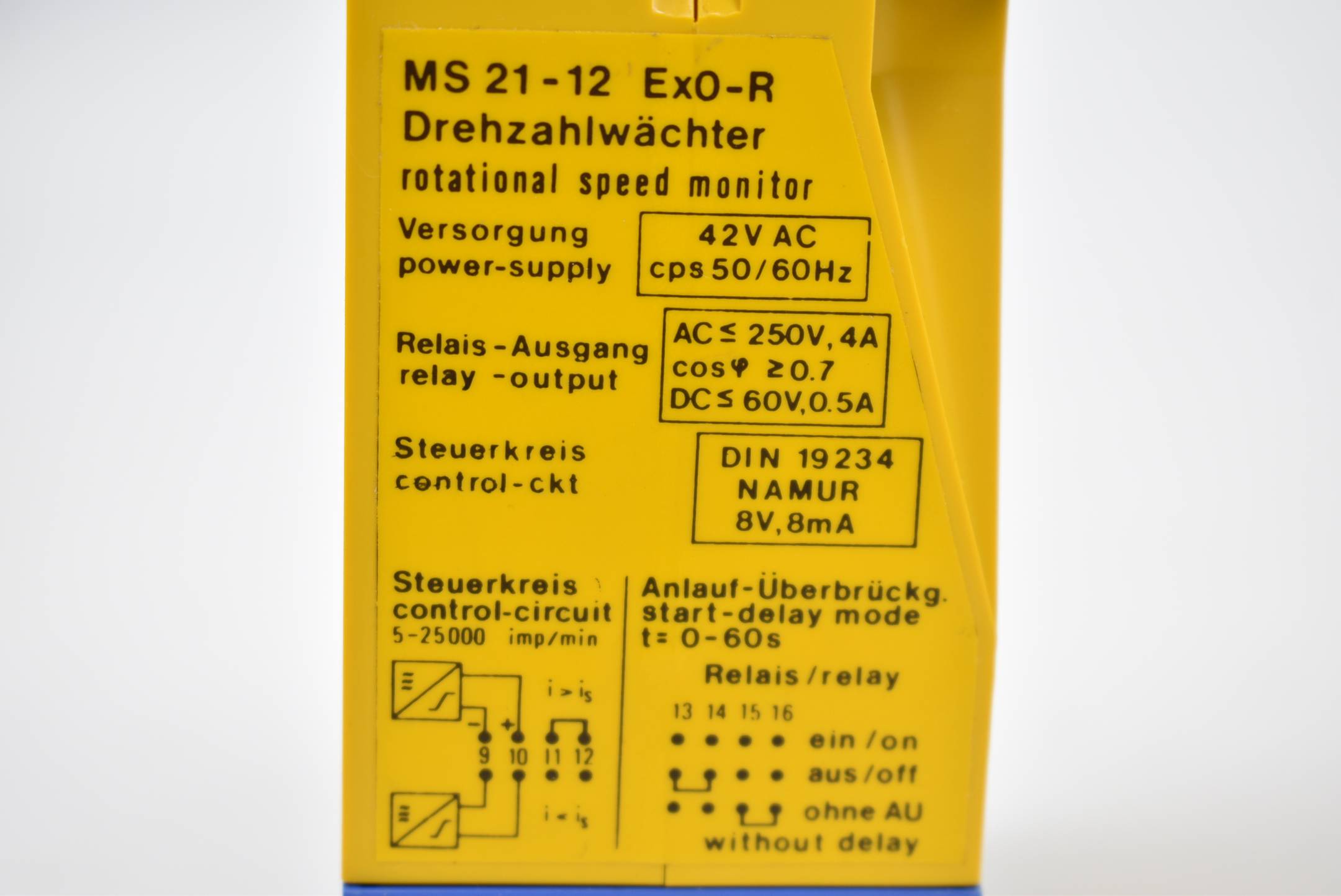 Turck multisafe Drehzahlwächter MS 21-12 ExO-R