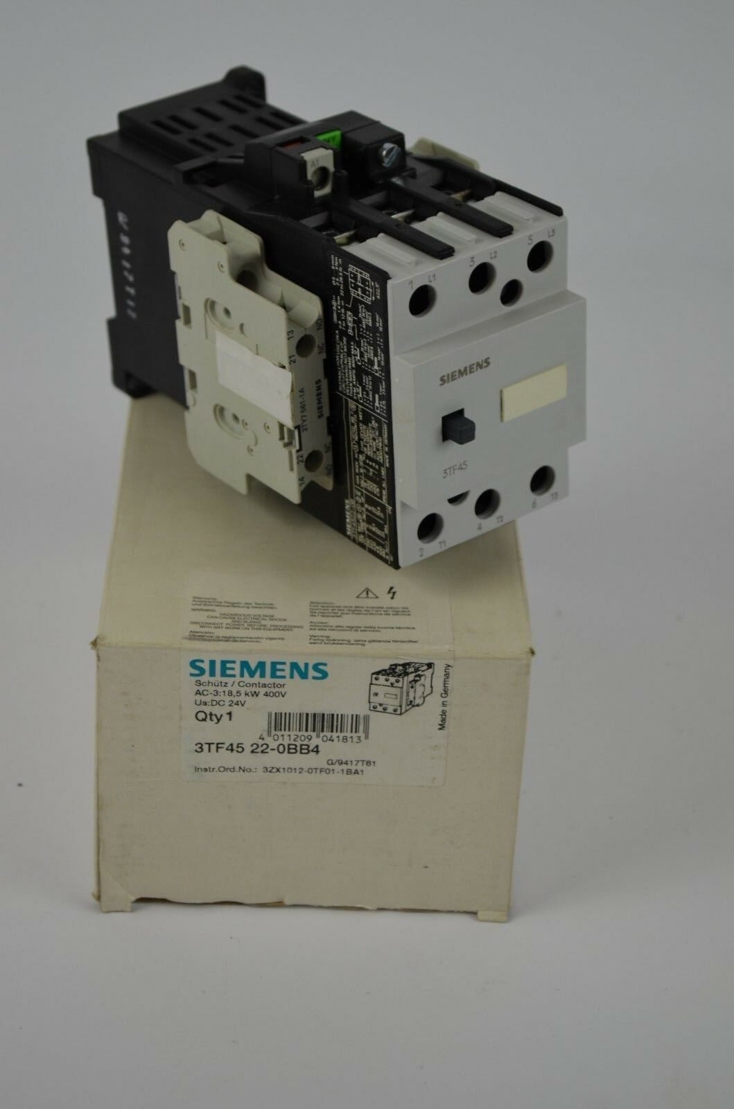 Siemens Contactor 3TF45 22-0BB4 ( 3TF4522-0BB4 )