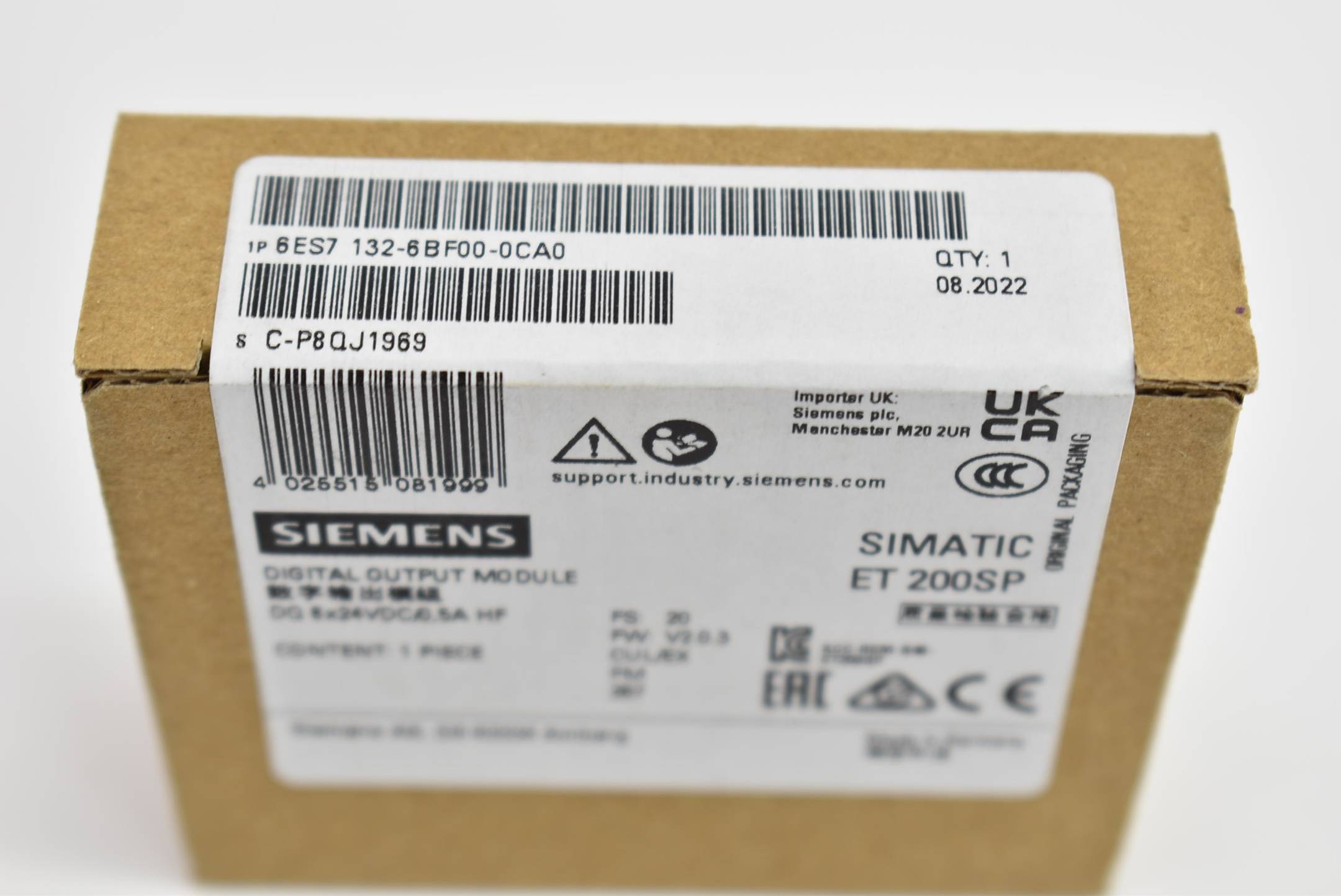 Siemens simatic ET 200SP 6ES7 132-6BF00-0CA0 ( 6ES7132-6BF00-0CA0 )