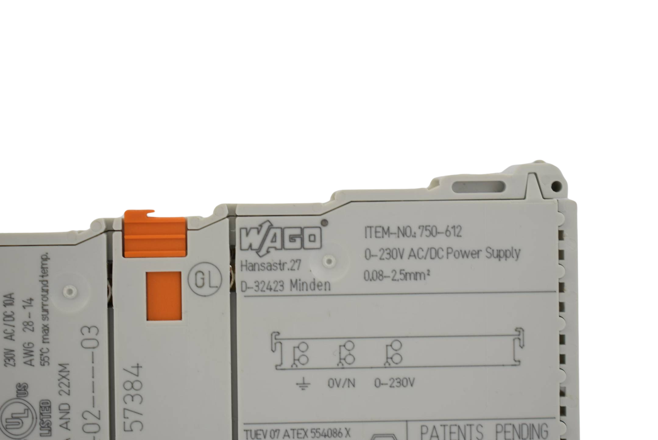 WAGO Potentialeinspeisung 750-612