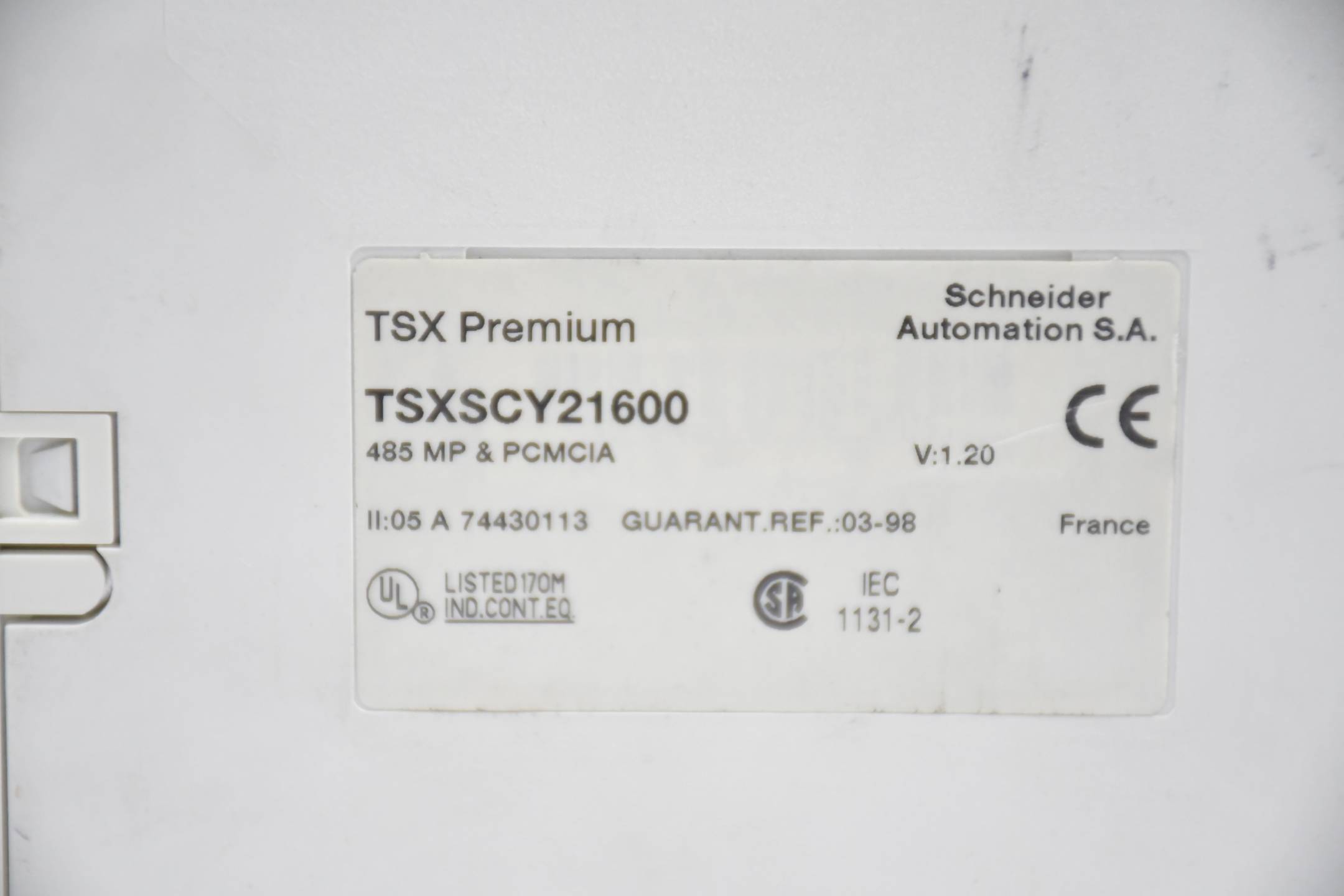 Schneider Automation TSX Premium TSXSCY21600 