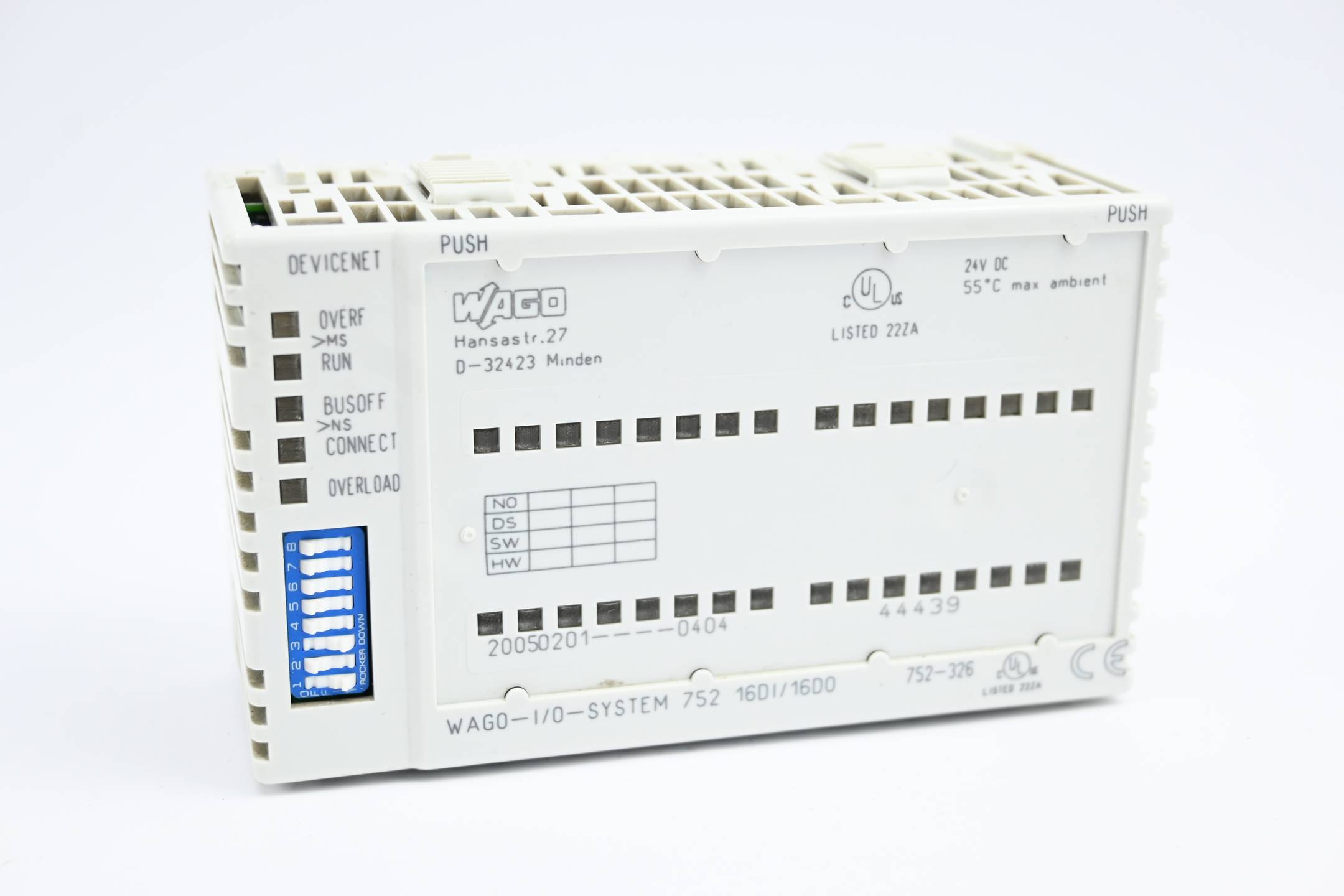 Wago Device Net I/O Modul 16DI/16DO ( 752-326 )