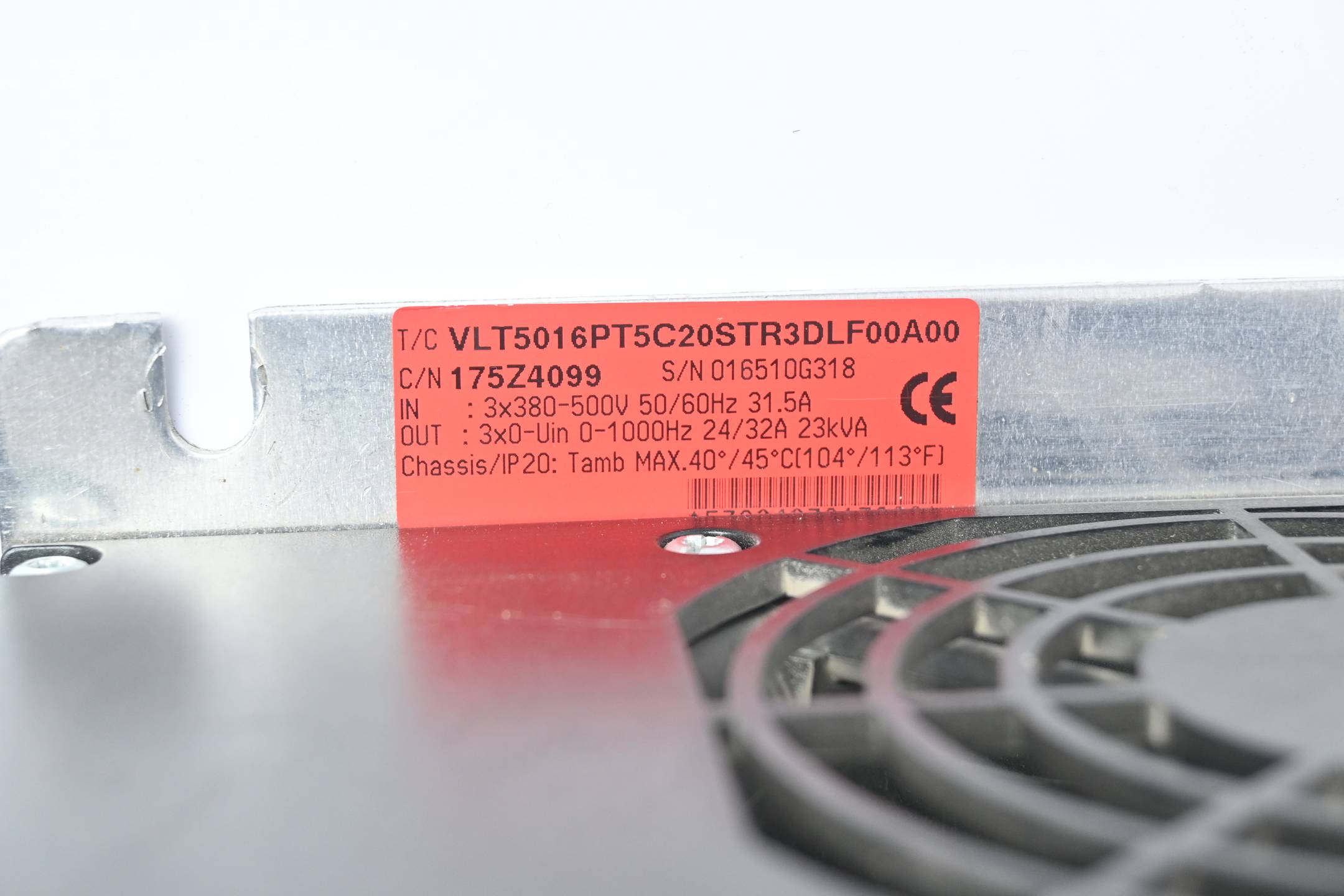 DEFEKT Danfoss Frequenzumrichter VLT5016PT5C20STR3DLF00A00 ( 175Z4099 )