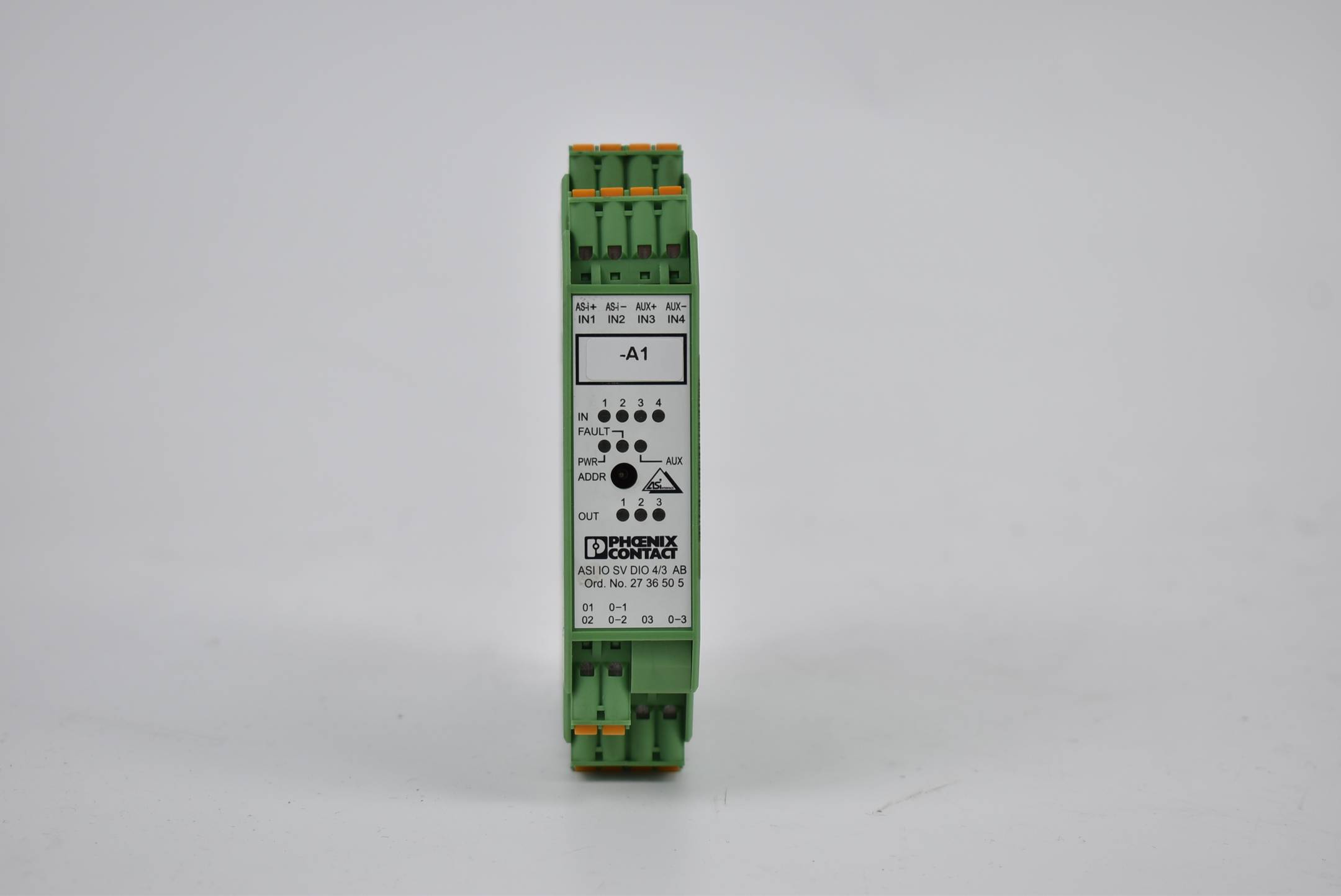 Phoenix Contact Ein-/Ausgabemodul ASI IO SV DIO 4/3 AB 12-30 VDC 0,5A 2736505