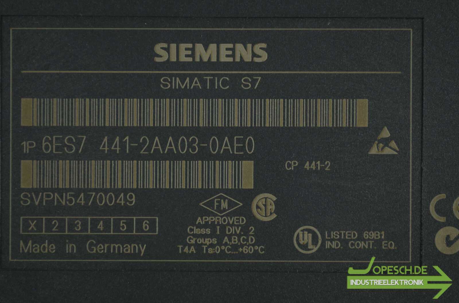 Siemens simatic S7 CP 441-2 6ES7 441-2AA03-0AE0 ( 6ES7441-2AA03-0AE0 ) E1