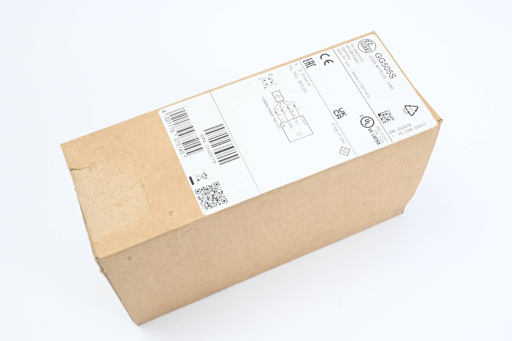 IFM Induktiver Sicherheitssensor GG505S ( GIGA-4015-US /V4A )