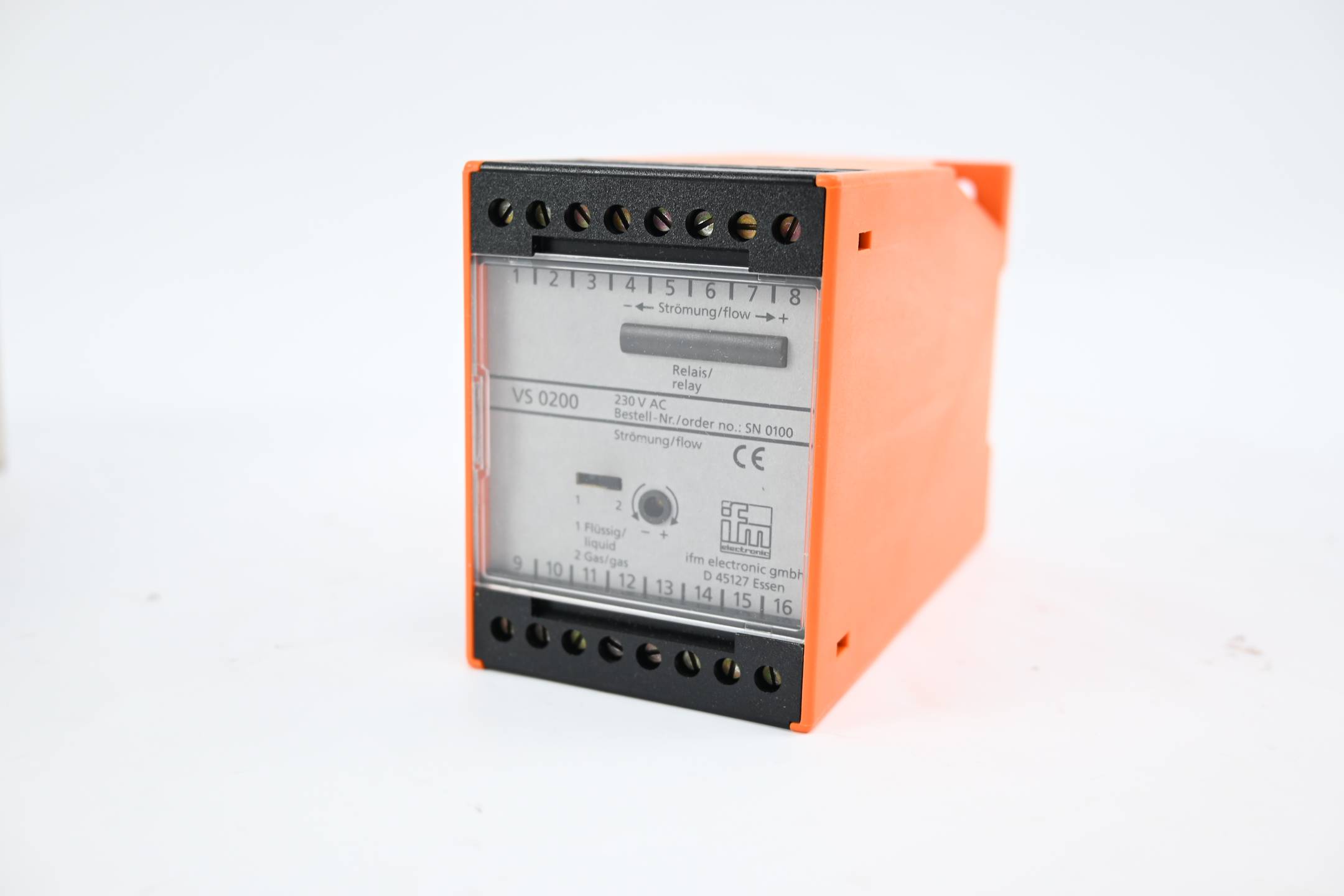 Ifm Electronic Auswerteeinheit für Strömungssensoren SN0100 VS0200/230VAC
