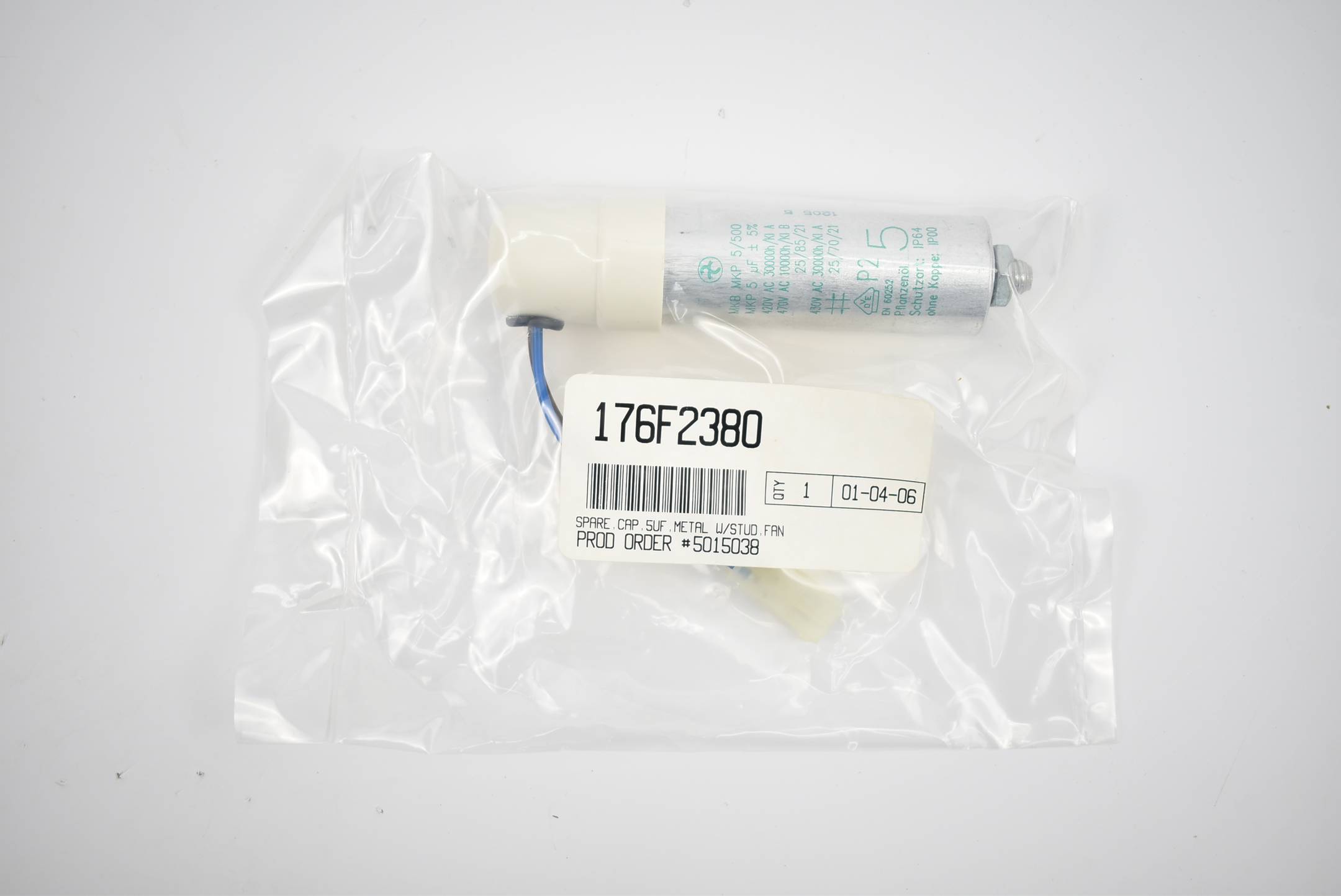 Danfoss Kapazitor 176F2380 ( 5 µF )