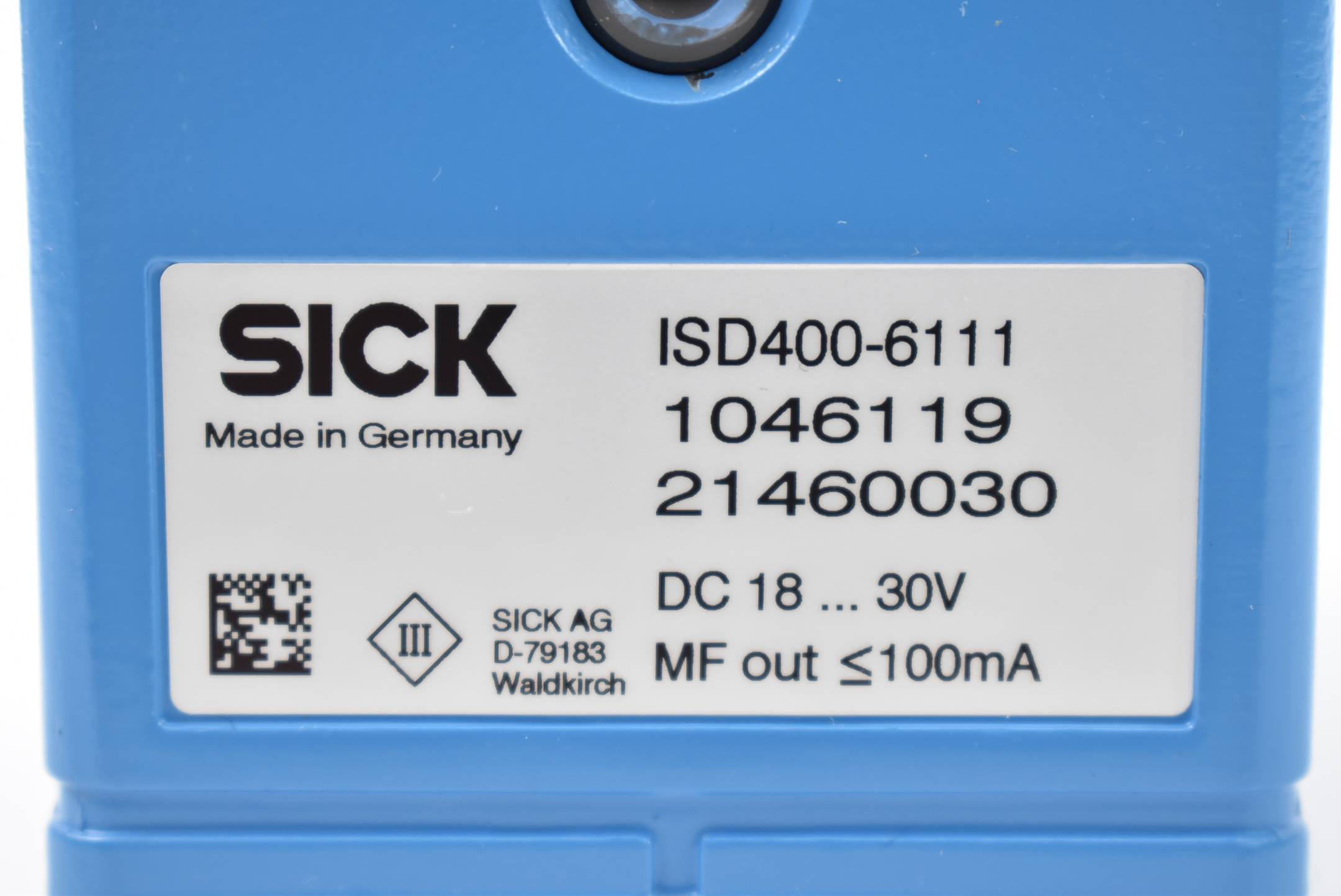 Sick Distanzsensor ISD400-6111 ( 1046119 ) 18-30VDC 100mA