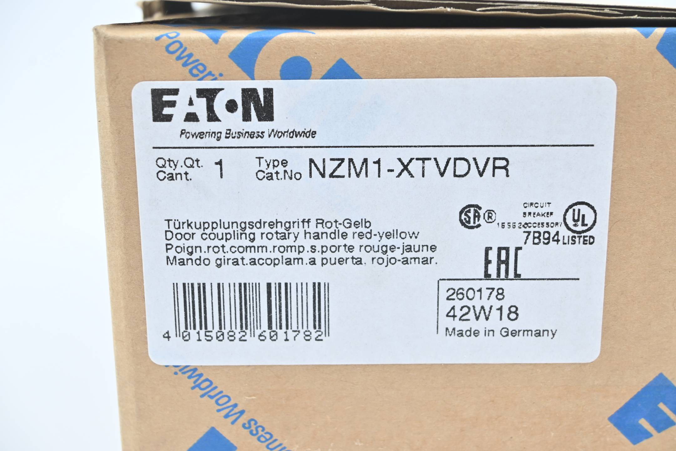 Eaton Türkupplungsdrehgriff Rot-Gelb NZM1-XTVDVR ( 260178 )