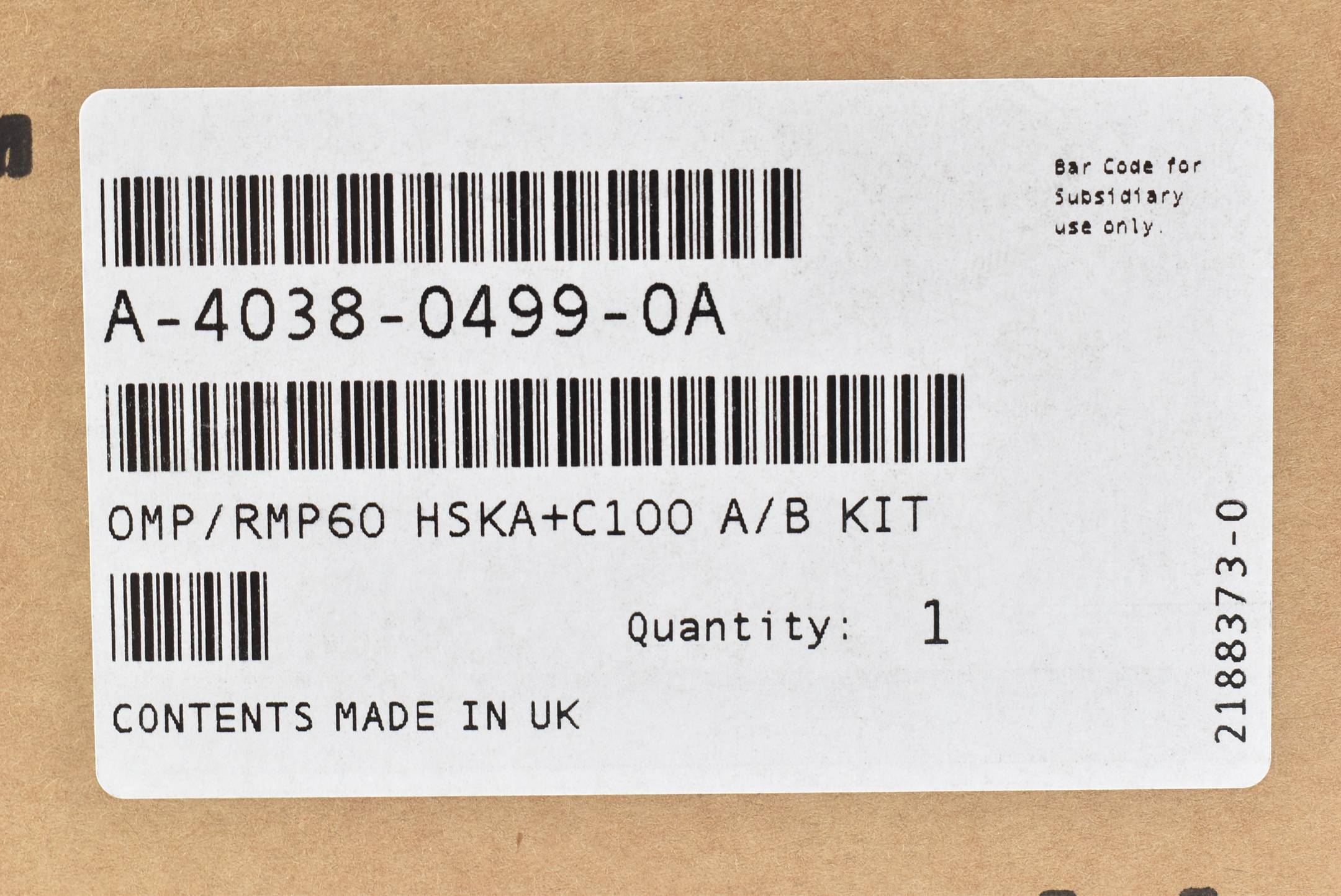 Renishaw OMP/RMP60 HSKA+C100 A/B Kit Werkzeugsonde A-4038-0499-0A