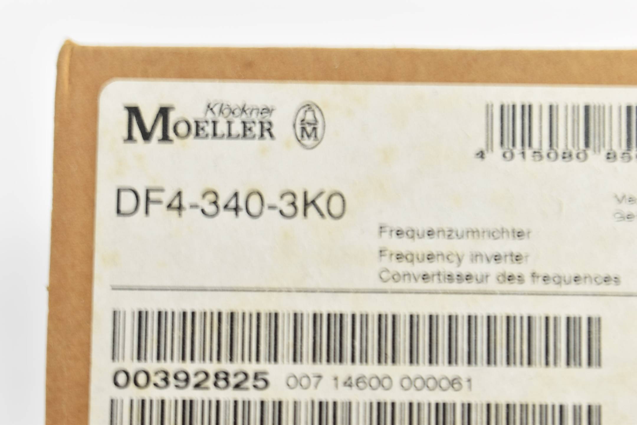 Klöckner Möller Frequenzumrichter DF4-340-3K0 ( 00392825 )