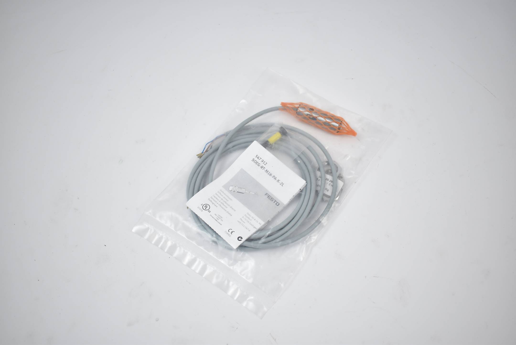 Festo Reflex-Lichttaster SOEG-RT-M18-PA-K-2L ( 547 912 )
