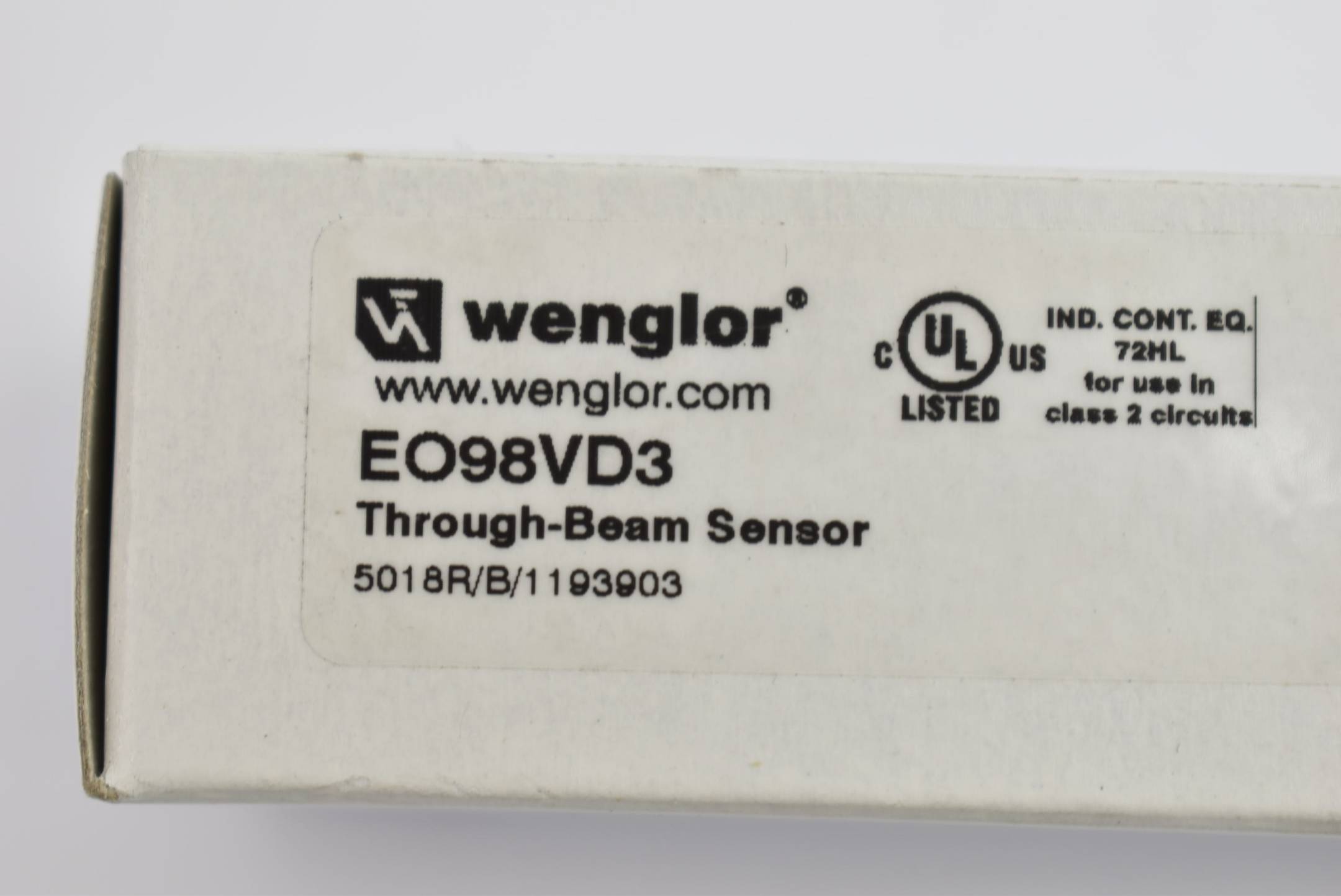 Wenglor Through Beam Sensor Einweglichschranke EO98VD3 ( 5018R/B/1193903 )