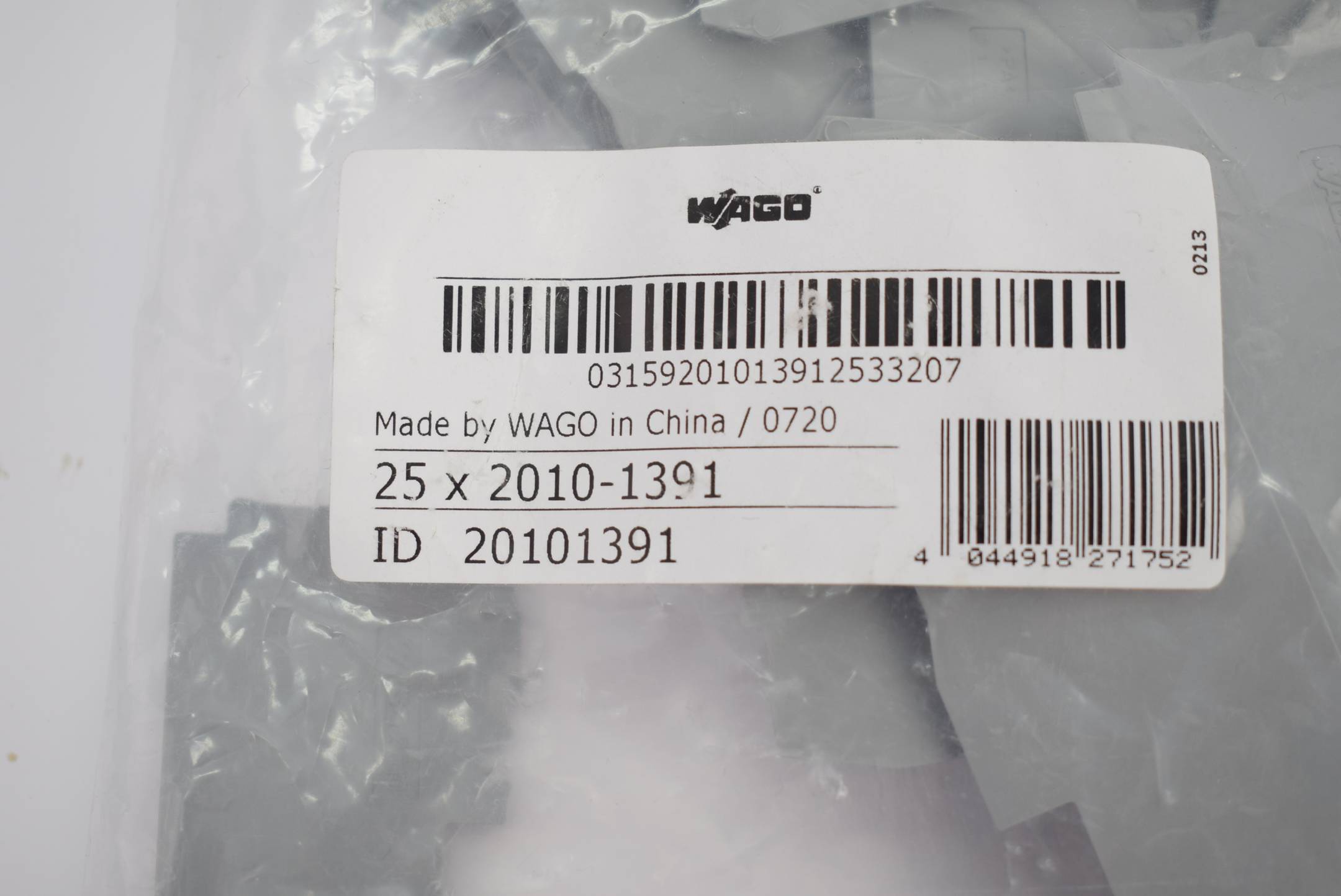 24x WAGO Abschlussplatte 2010-1391 ( 20101391 )