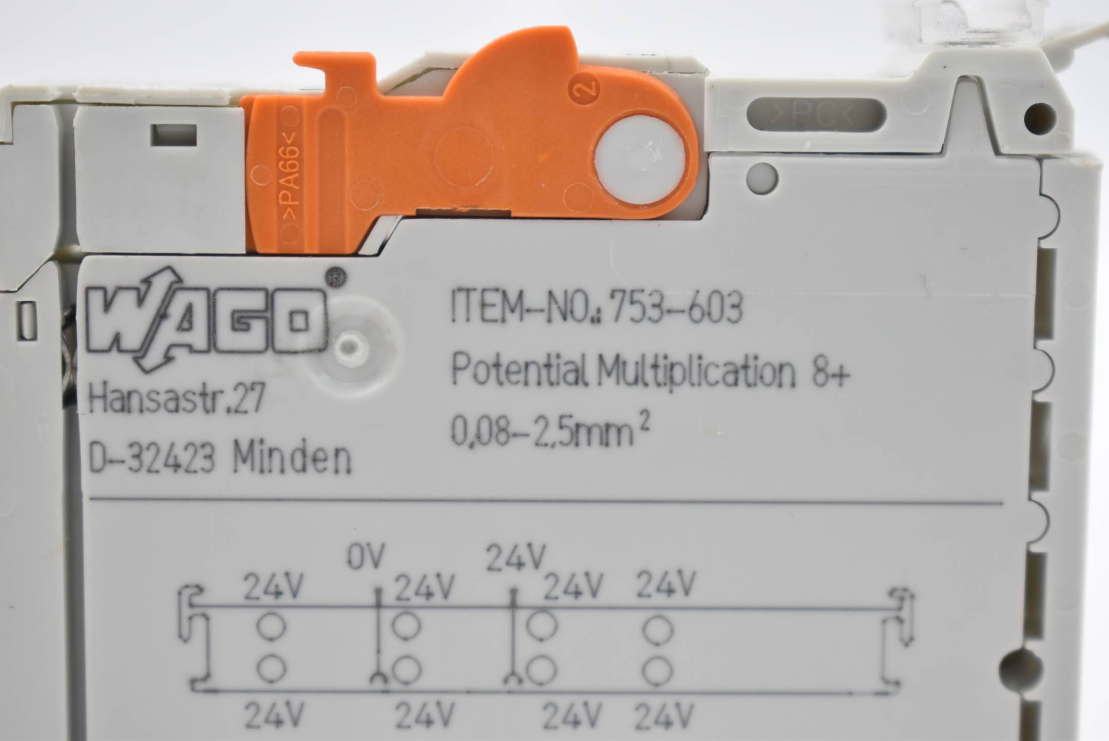 Wago Potentialvervielfältigung 8-fach 753-603 ( 24V )