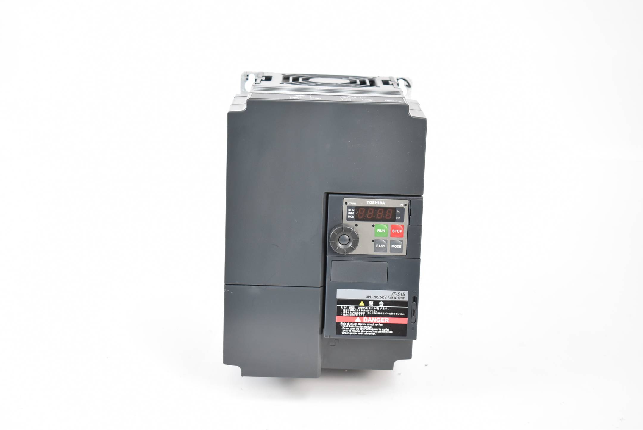 Toshiba Frequenzumrichter 7,5kW 13kVA 10HP 200-240V 50/60Hz VFS15-2075PM