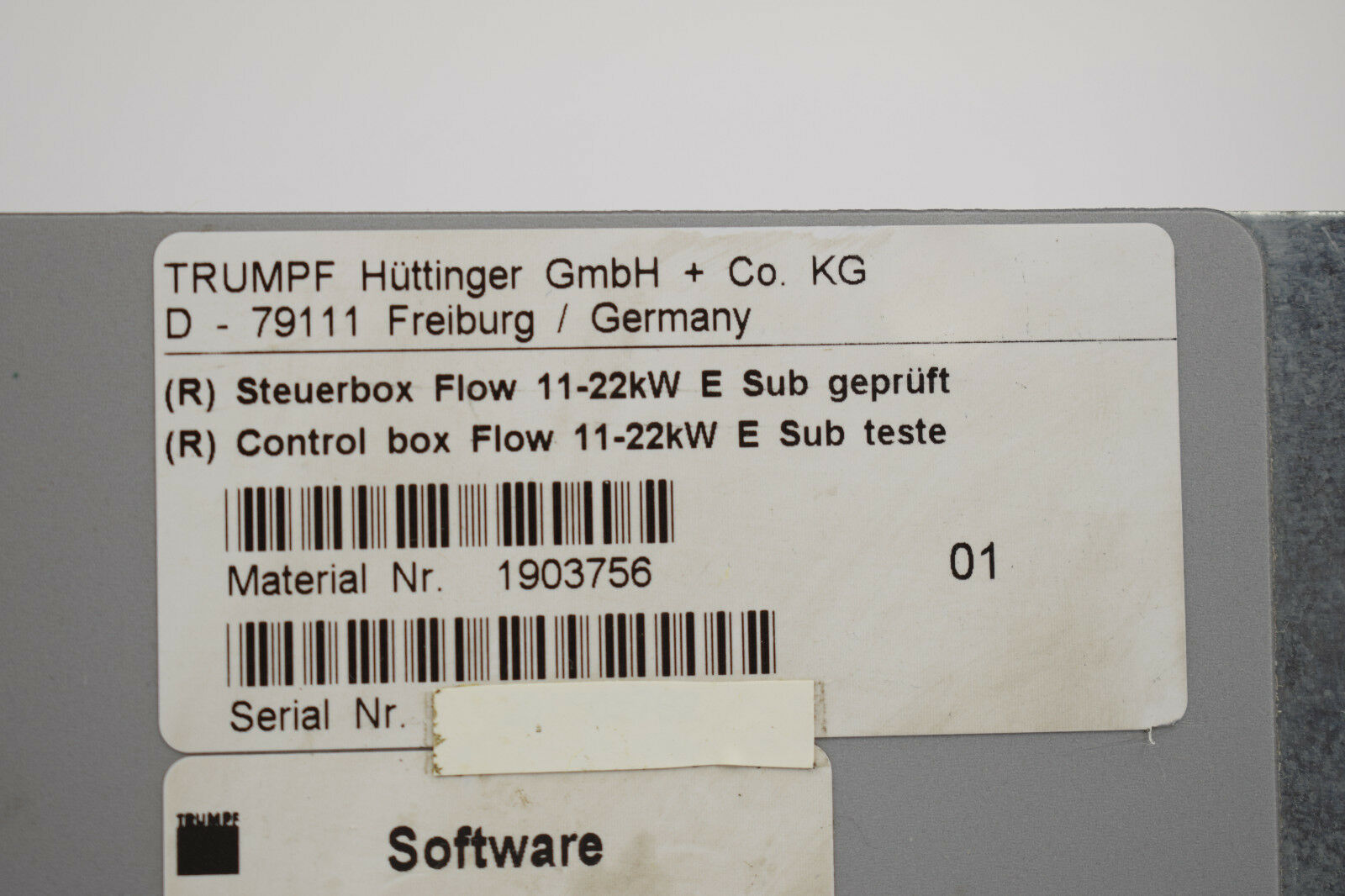 TRUMPF Hüttinger Steuerbox Flow 11-22kW 1903756