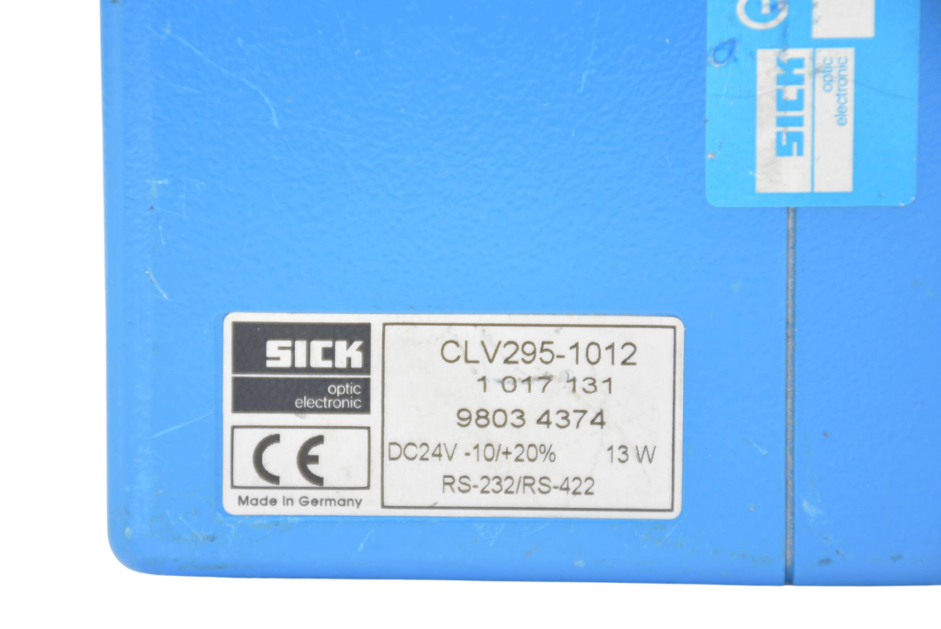 SICK Codelaser mit Schwingspiegel CLV295-1012 ( 1 017 131 ) 1017131