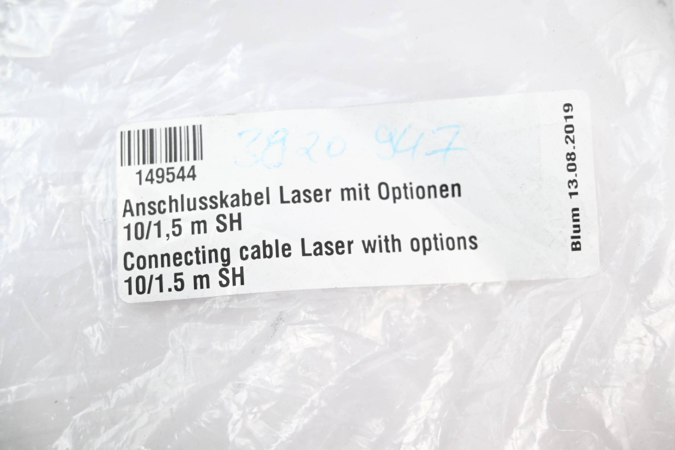 Blum Anschlusskabel Laser 10/1,5m SH ( 149544 )