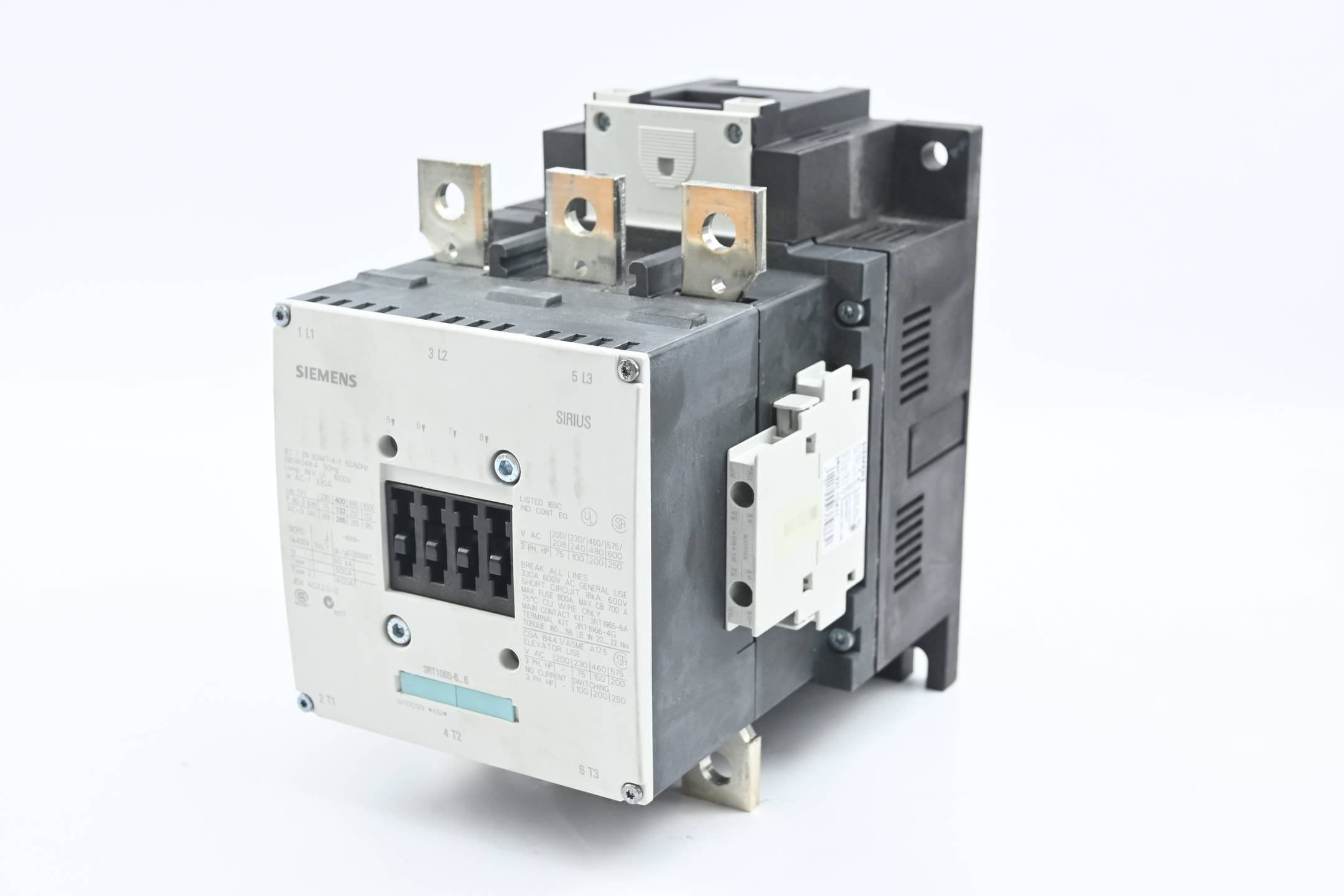 Siemens Sirius Leistungsschütz 3RT1065-6AP36 ( 3RT1 065-6AP36 ) E02