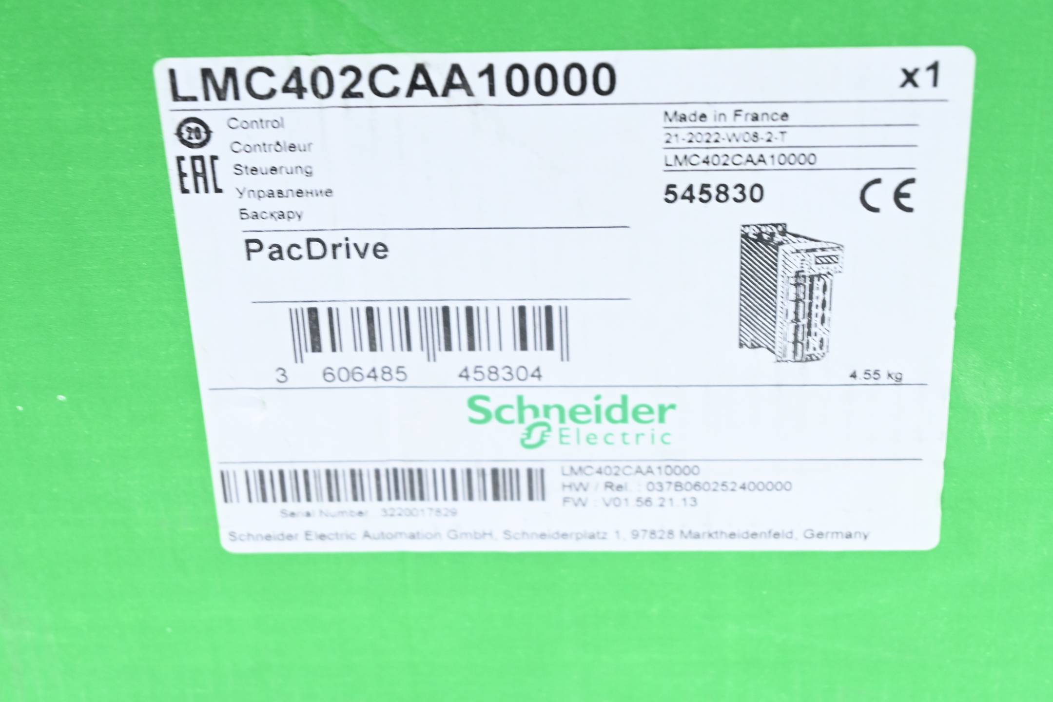 Schneider Electric Motion-Controller LMC402 16 Achsen PacDrive LMC402CAA10000