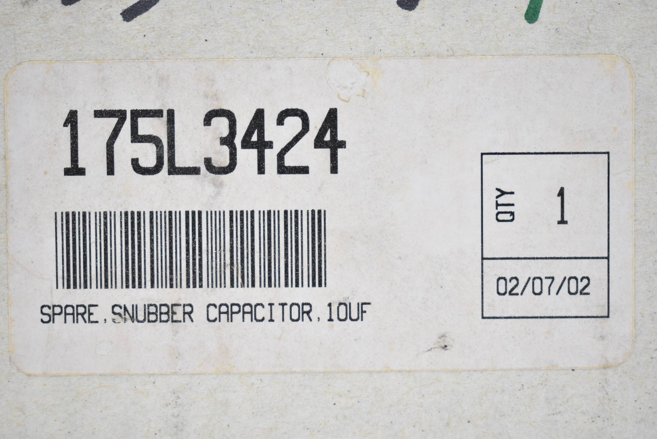 General Electric Snubber-Kondensator 10µF für Danfoss 97F8249S ( 175L3424 )
