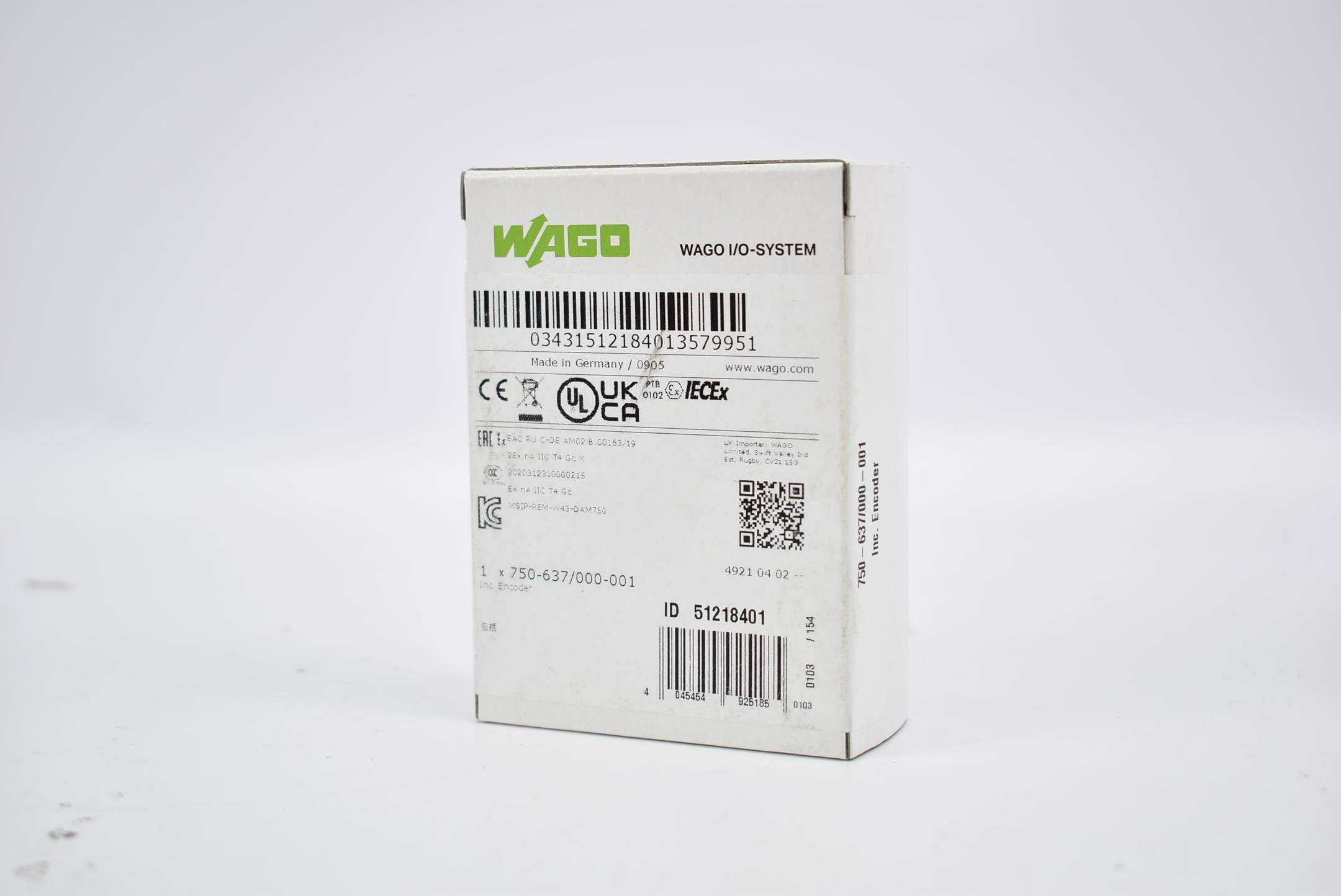 Wago Inkremental-Encoder-Interface DC 24 V Differenzeingang 750-637/000-001