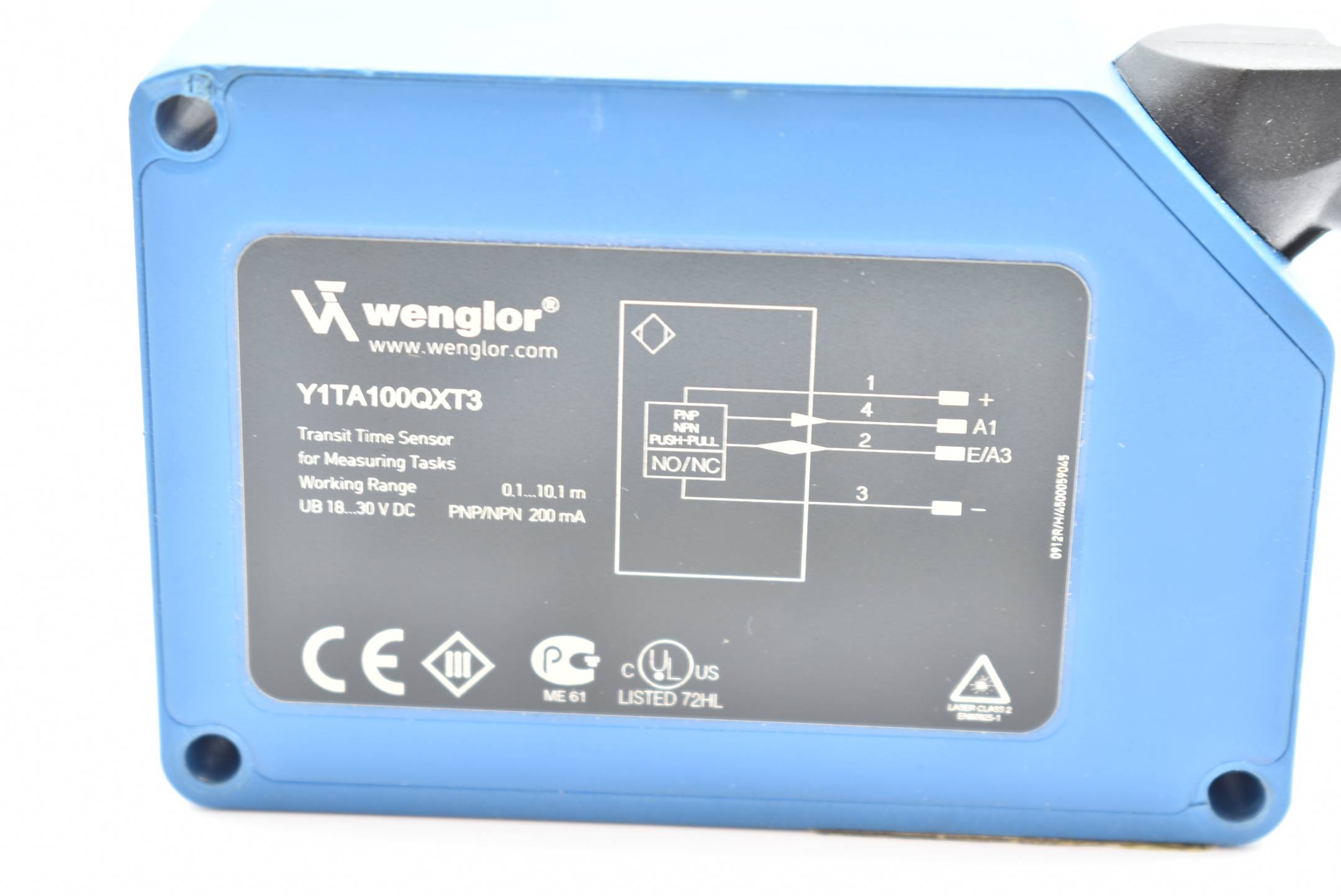 Wenglor Laserdistanzsensor Y1TA100QXT3