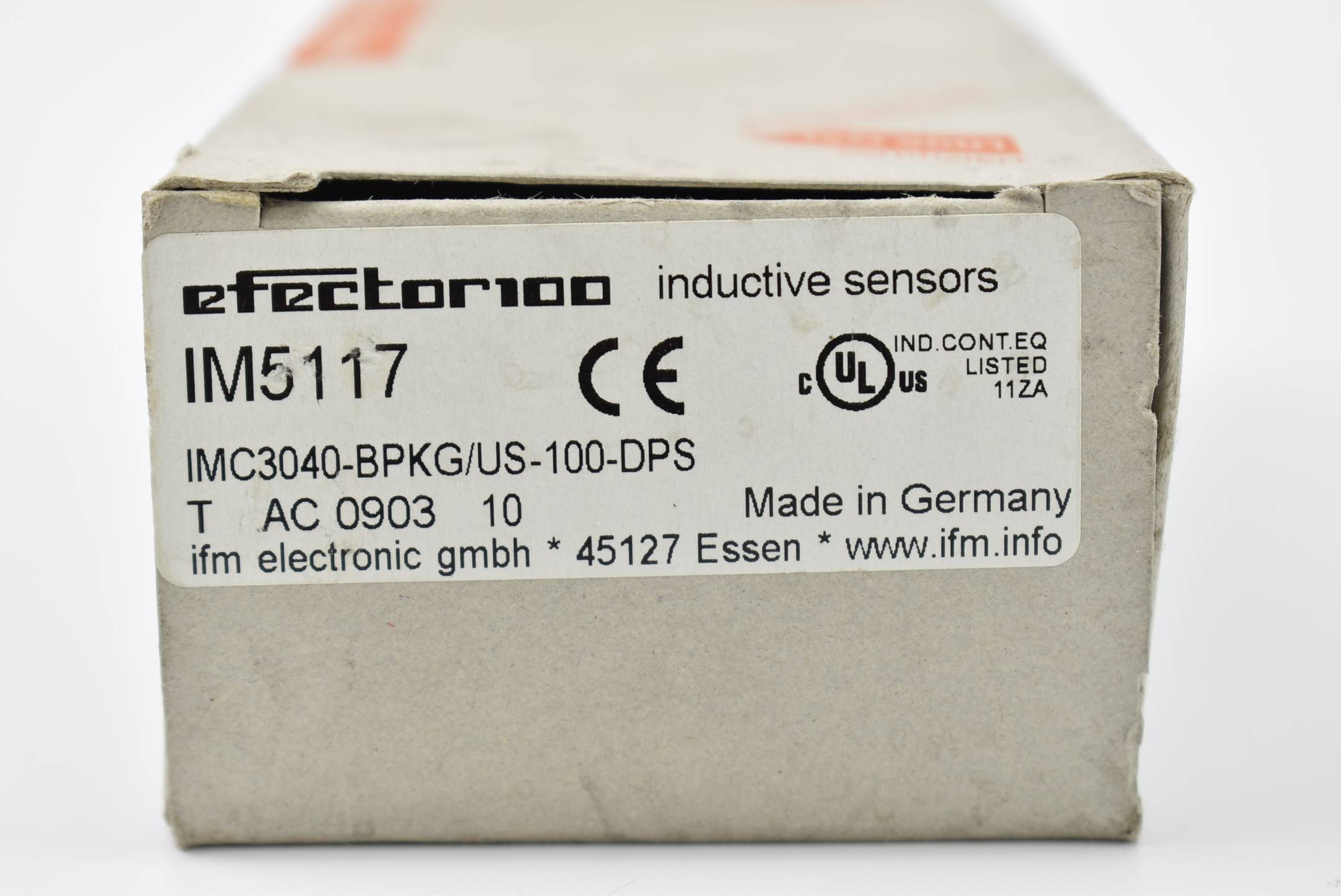Ifm IM5117 induktiver Sensor 110-36VDC 200mA IMC3040-BPKG/US-100-DPS
