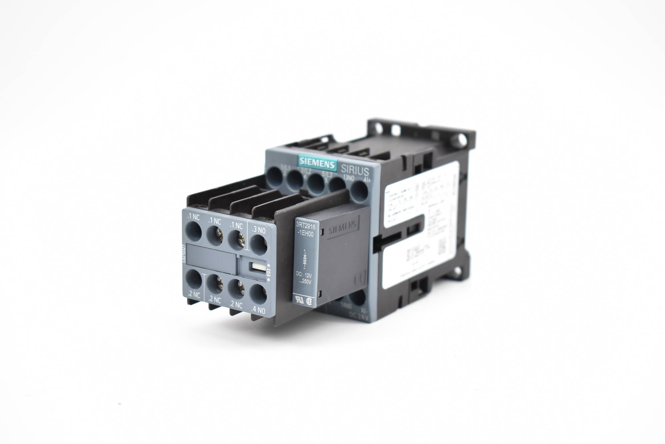 Siemens Leistungsschütz 3RT2016-1BB41 + 3RH2911-1HA13 +3RT2916-1EH00