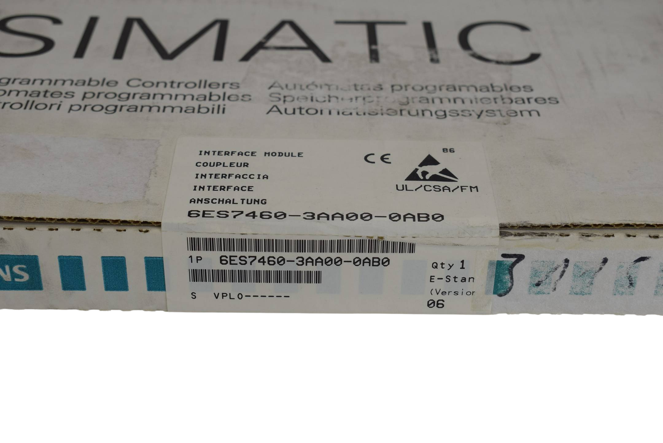 Siemens simatic S7 Interface Modul 460-3 6ES7 460-3AA00-0AB0 ( 6ES7460-3AA00-0AB0 ) E6