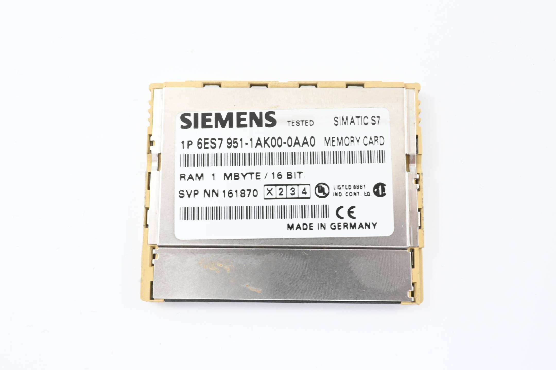 Siemens Simatic S7 Speicherkarte 6ES7951-1AK00-0AA0 ( 6ES7 951-1AK00-0AA0 ) 